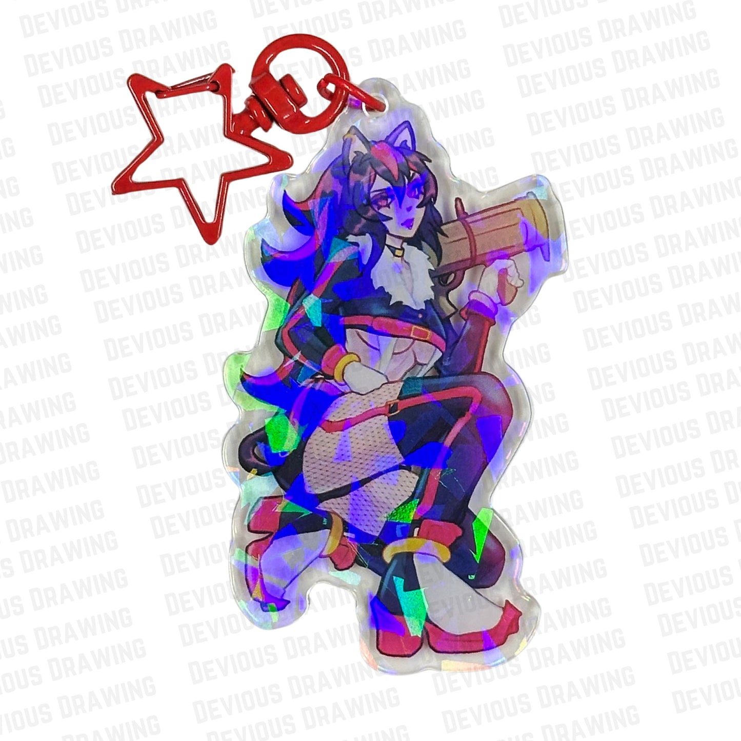 Fem Shadow Holographic Charm