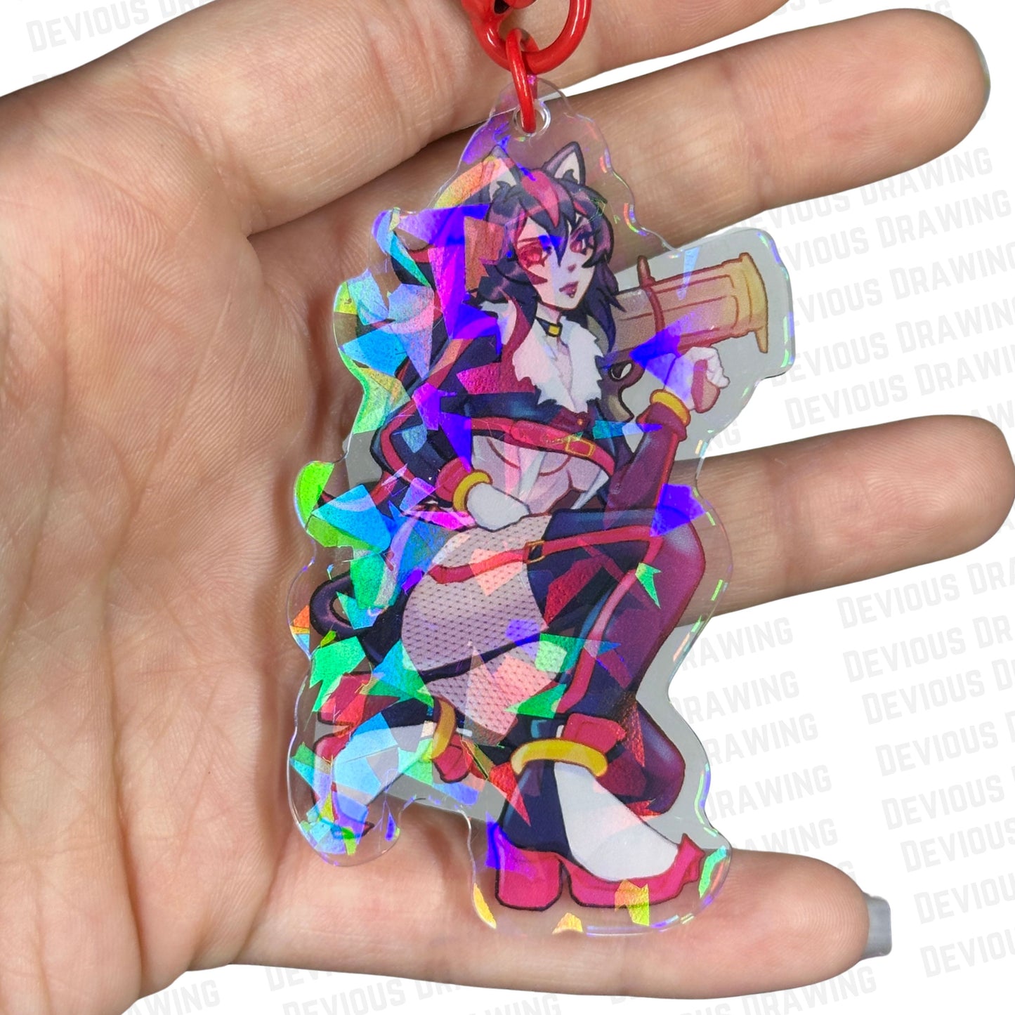 Fem Shadow Holographic Charm