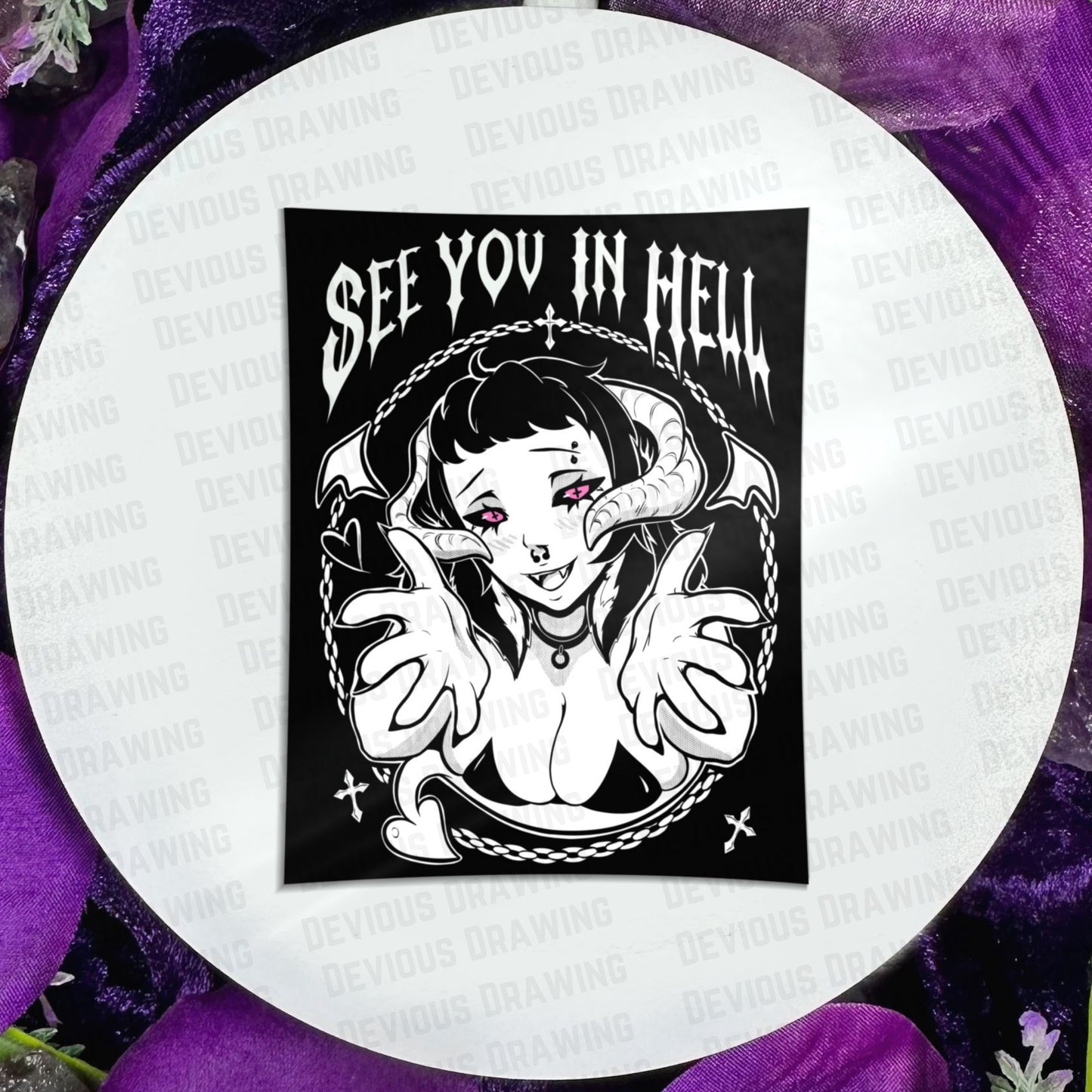 See You In Hell Sticker