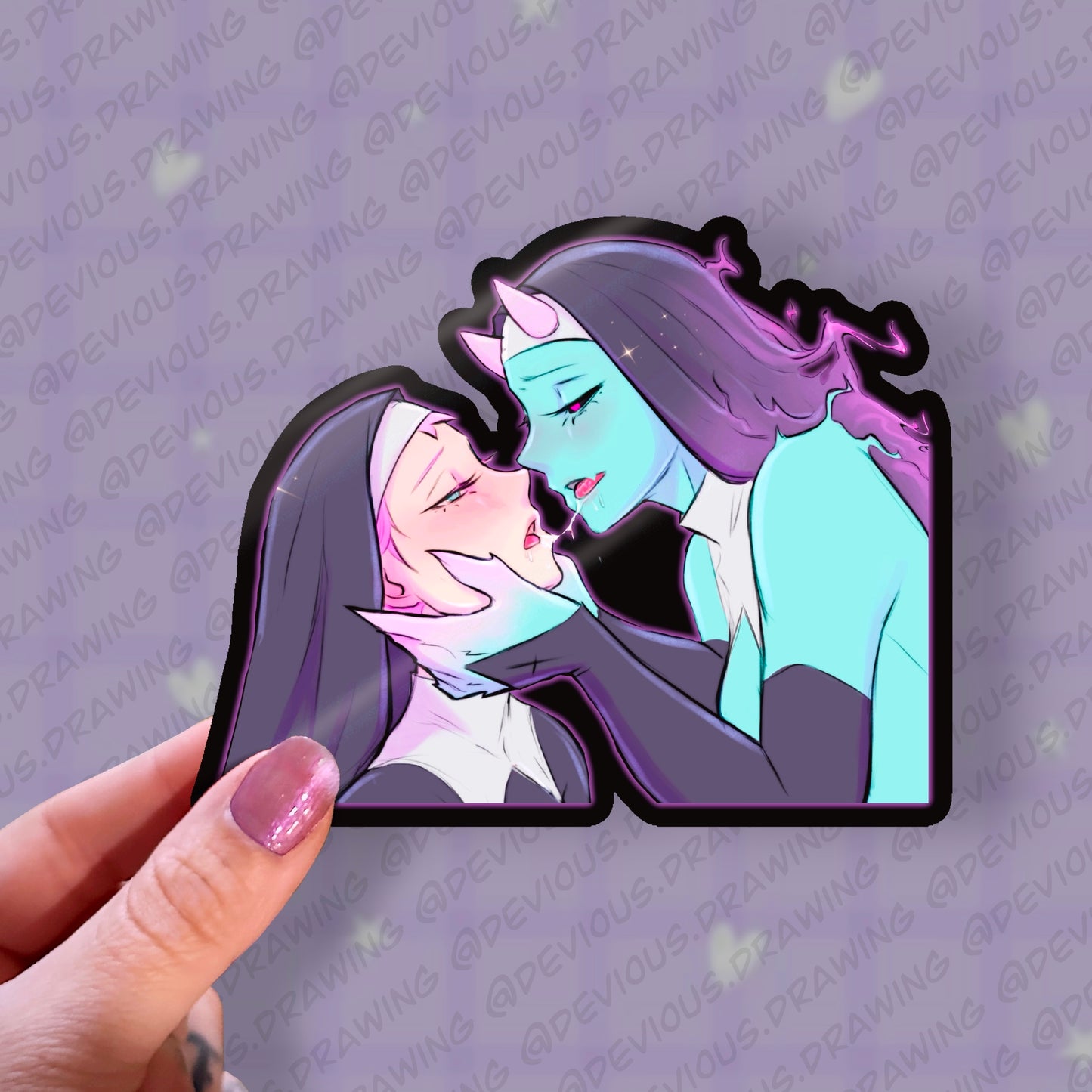 Needy Kiss Sticker