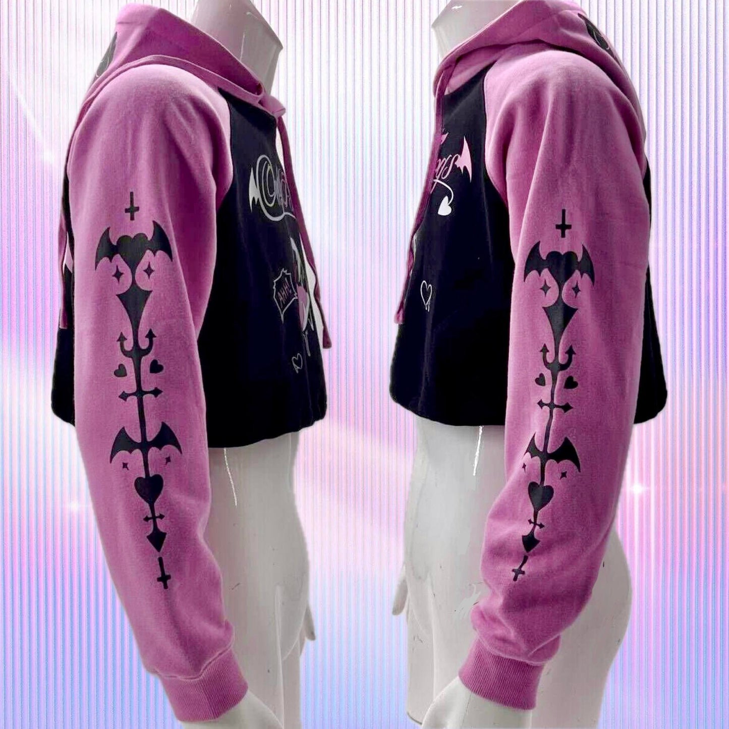 OnlyFangs Crop Top Hoodie