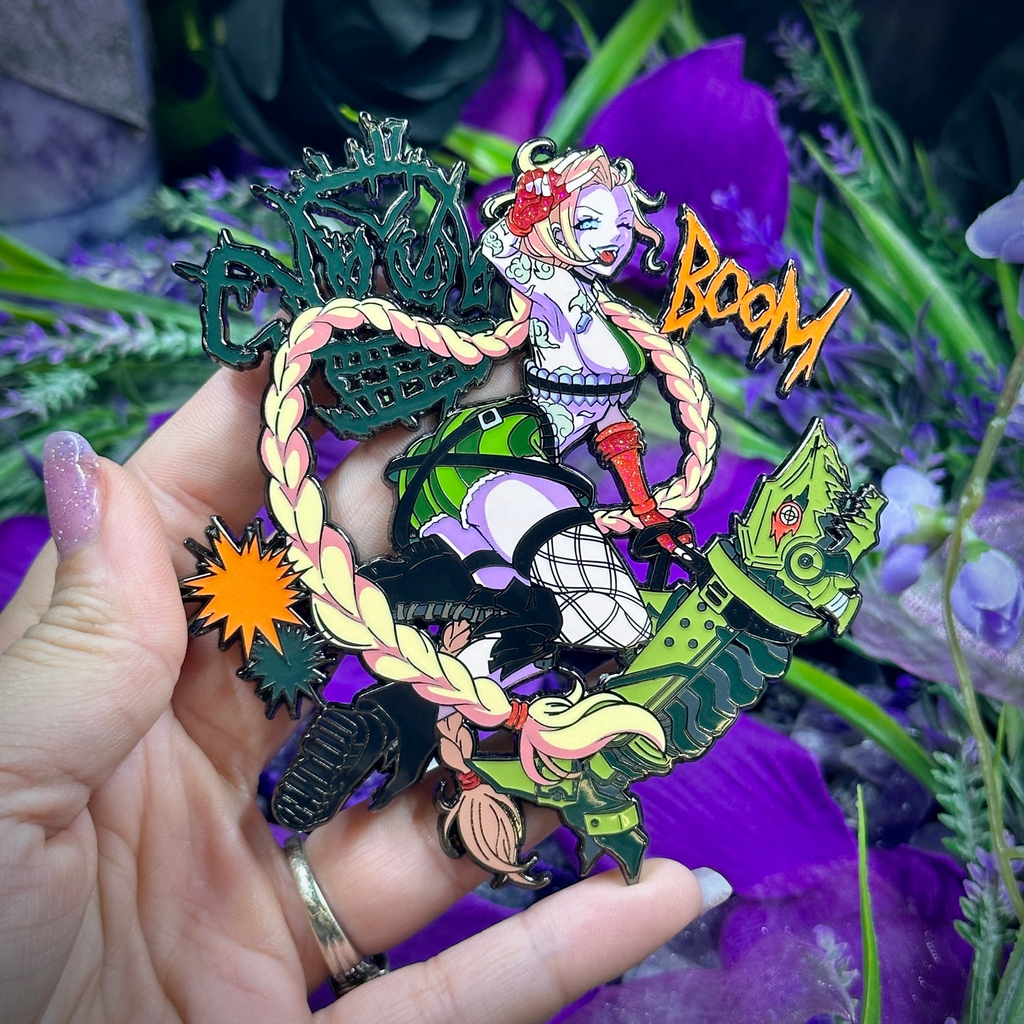 Boom! Enamel Pin