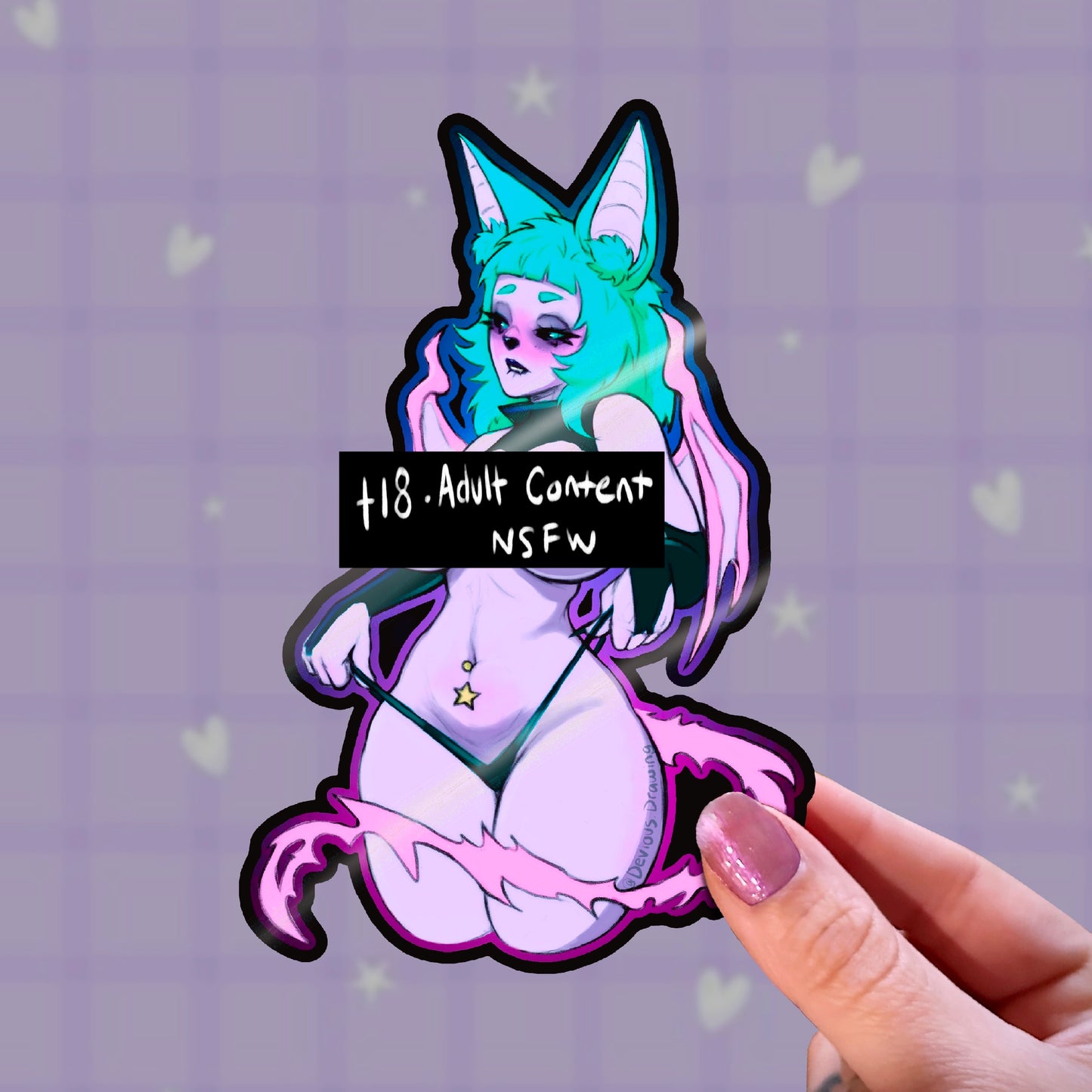 Naughty Nocturna Sticker
