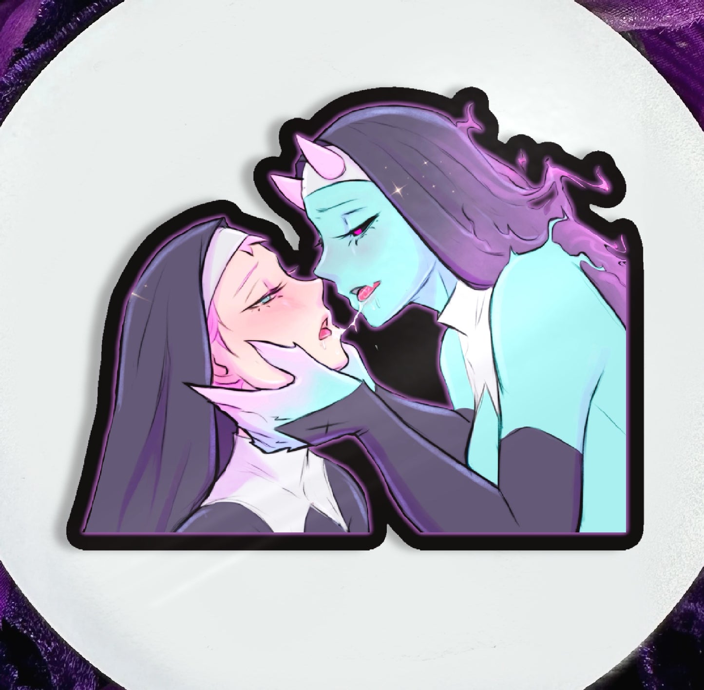 Needy Kiss Sticker