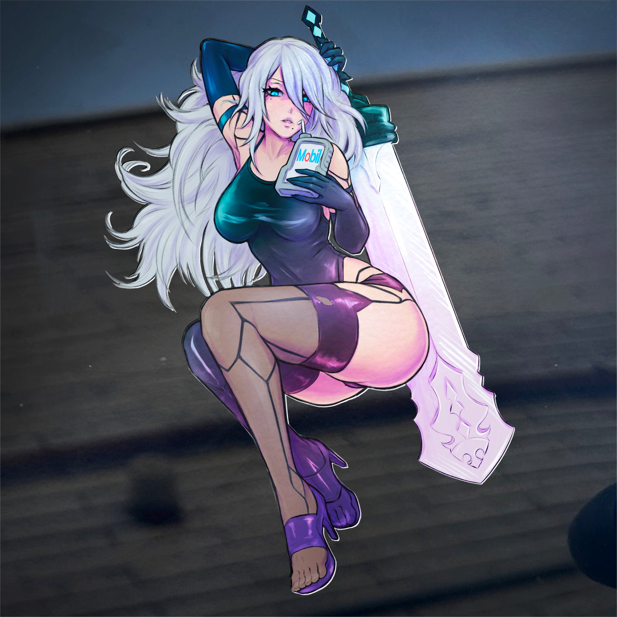A Too Mobile Holographic Car Sticker 6.5"