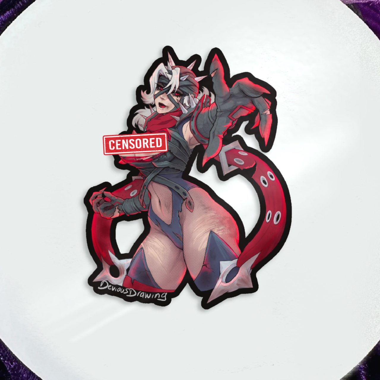Malicious Miss Sticker (NSFW)