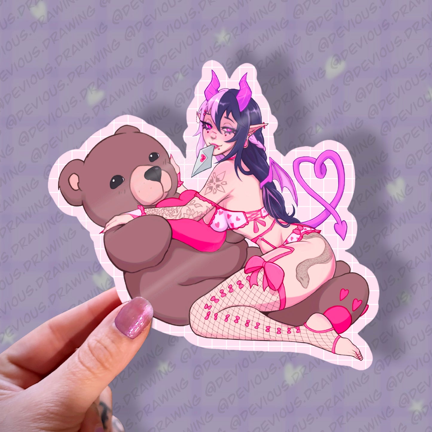 Valentine DV Sticker