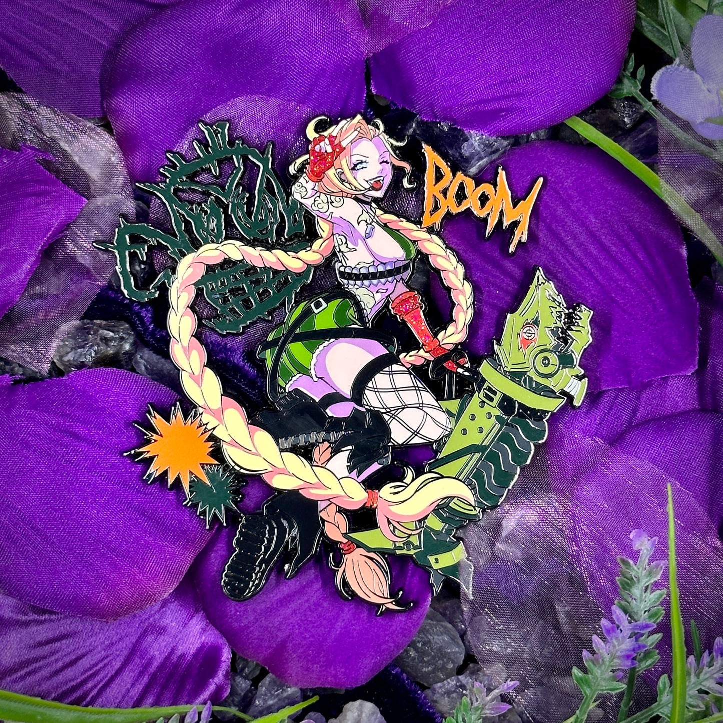Boom! Enamel Pin