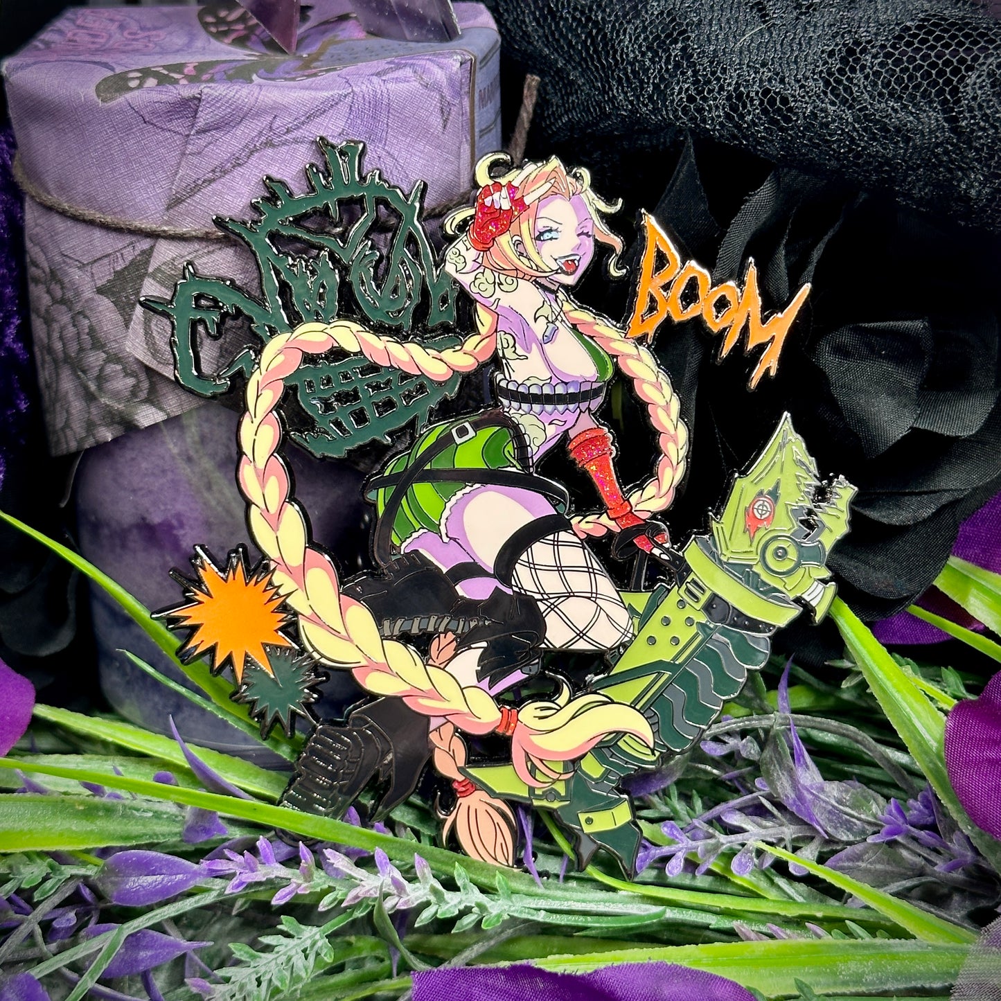 Boom! Enamel Pin