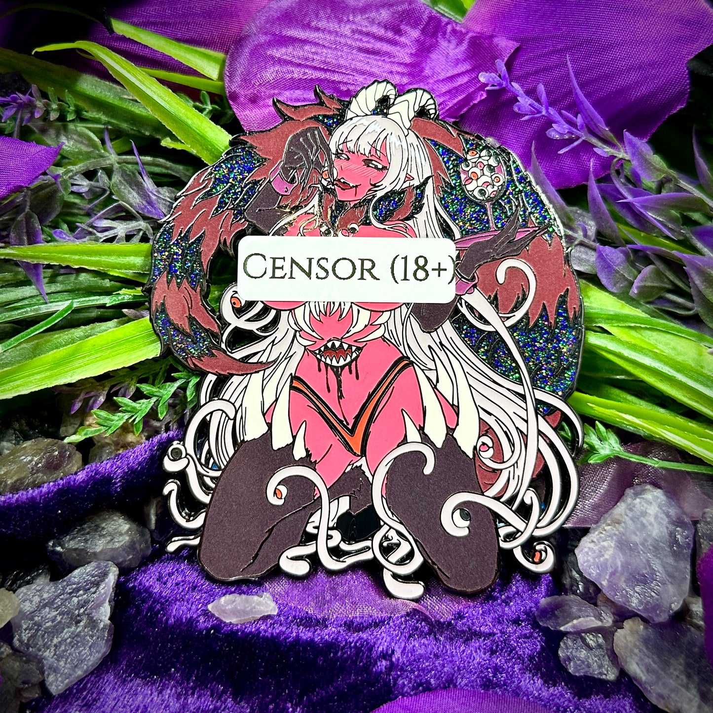 Succubus Sister Enamel Pin