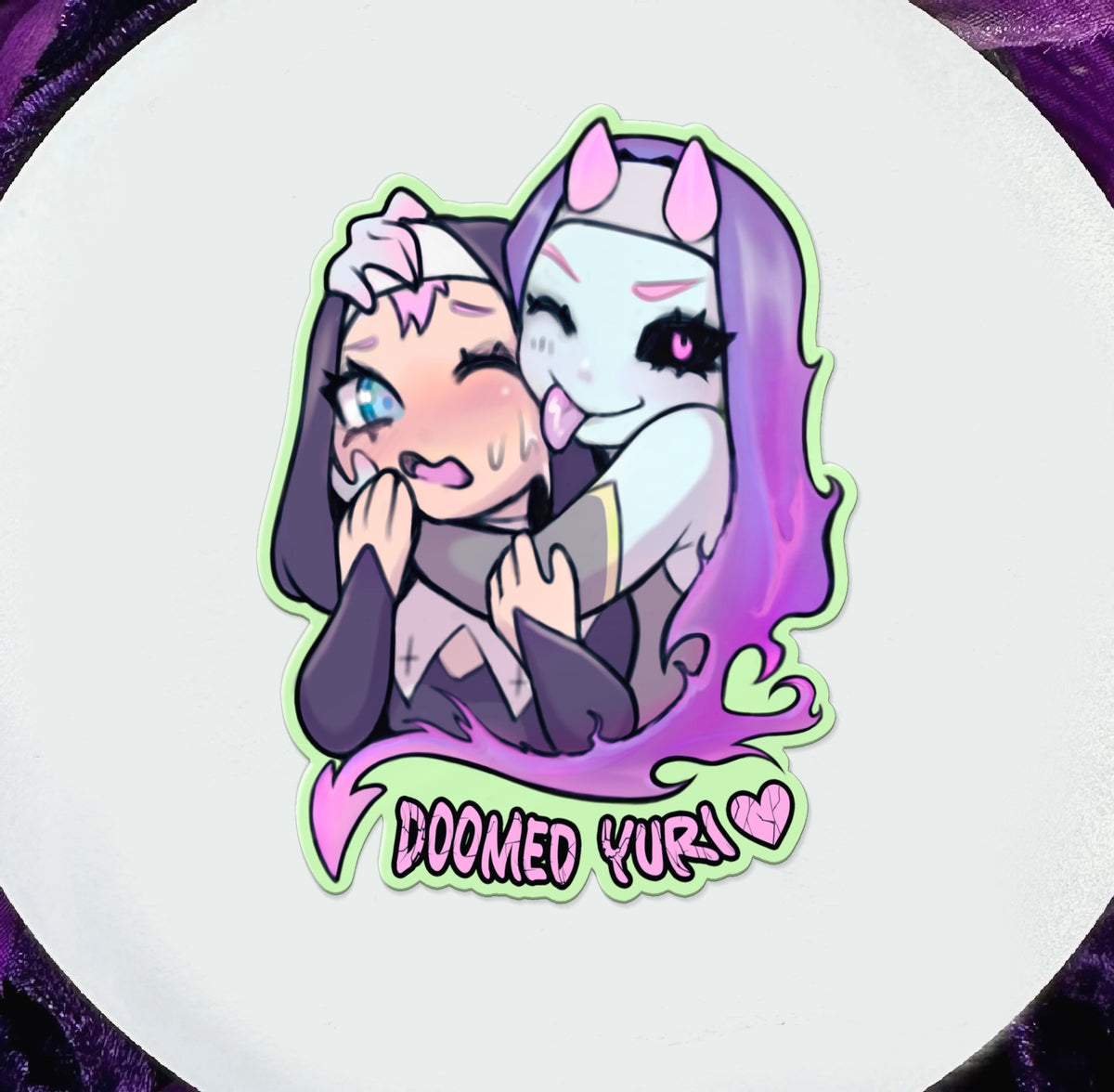 Doomed Yuri Sticker
