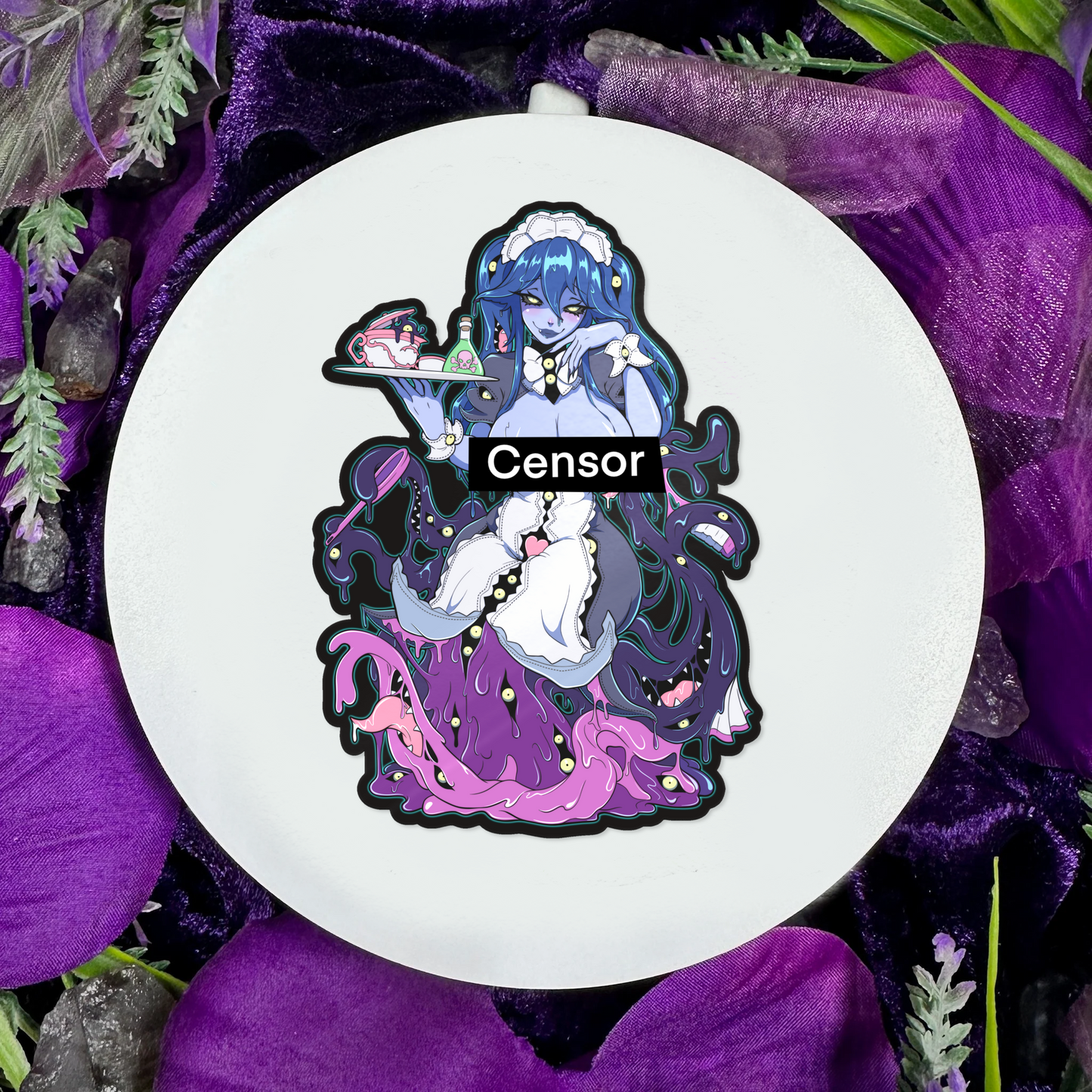 Tentacle Tease NSFW Vinyl Sticker