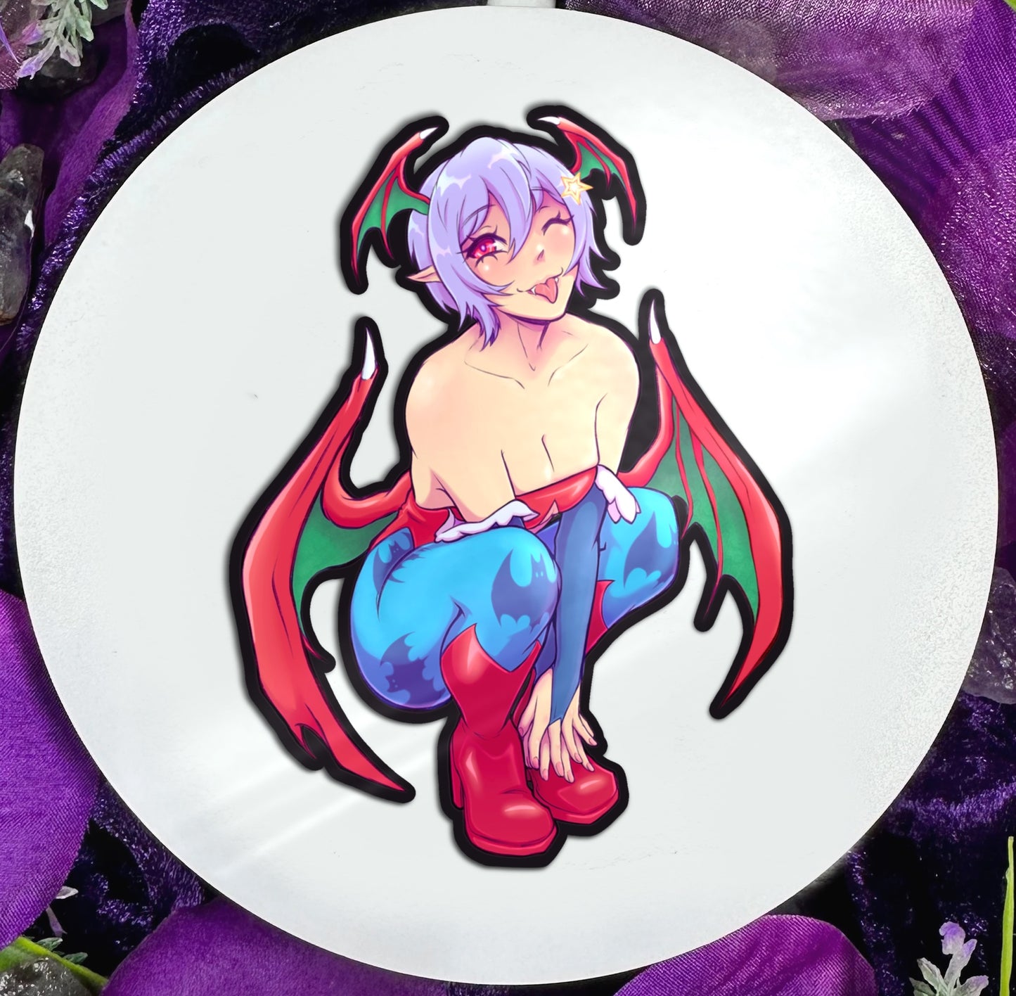 Silly Succubus Vinyl Sticker