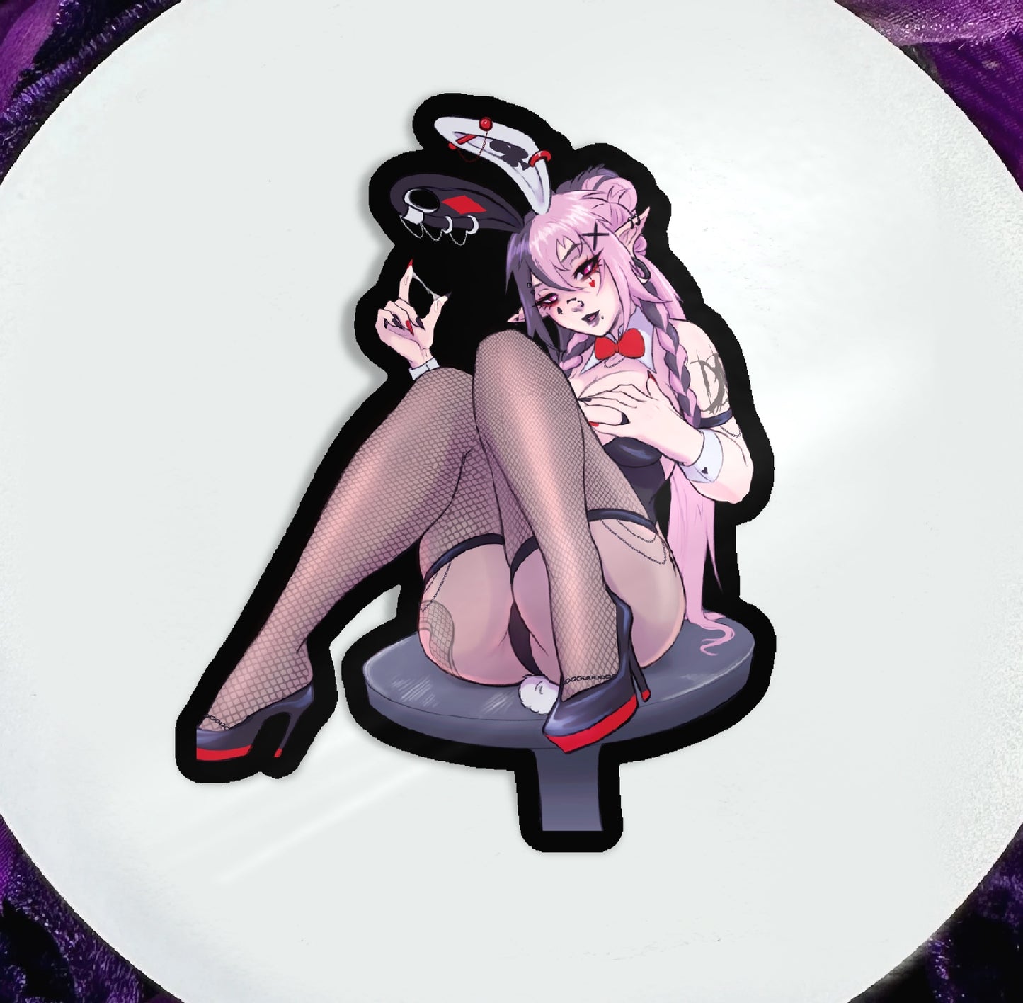 Sticky Bunny DV Sticker