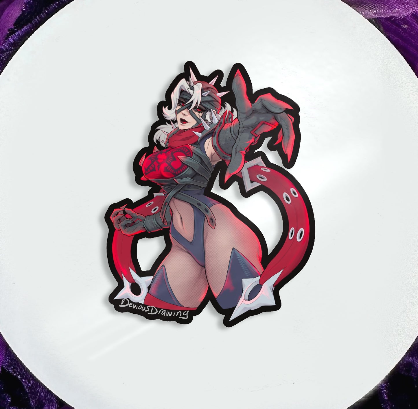 Malicious Miss Sticker