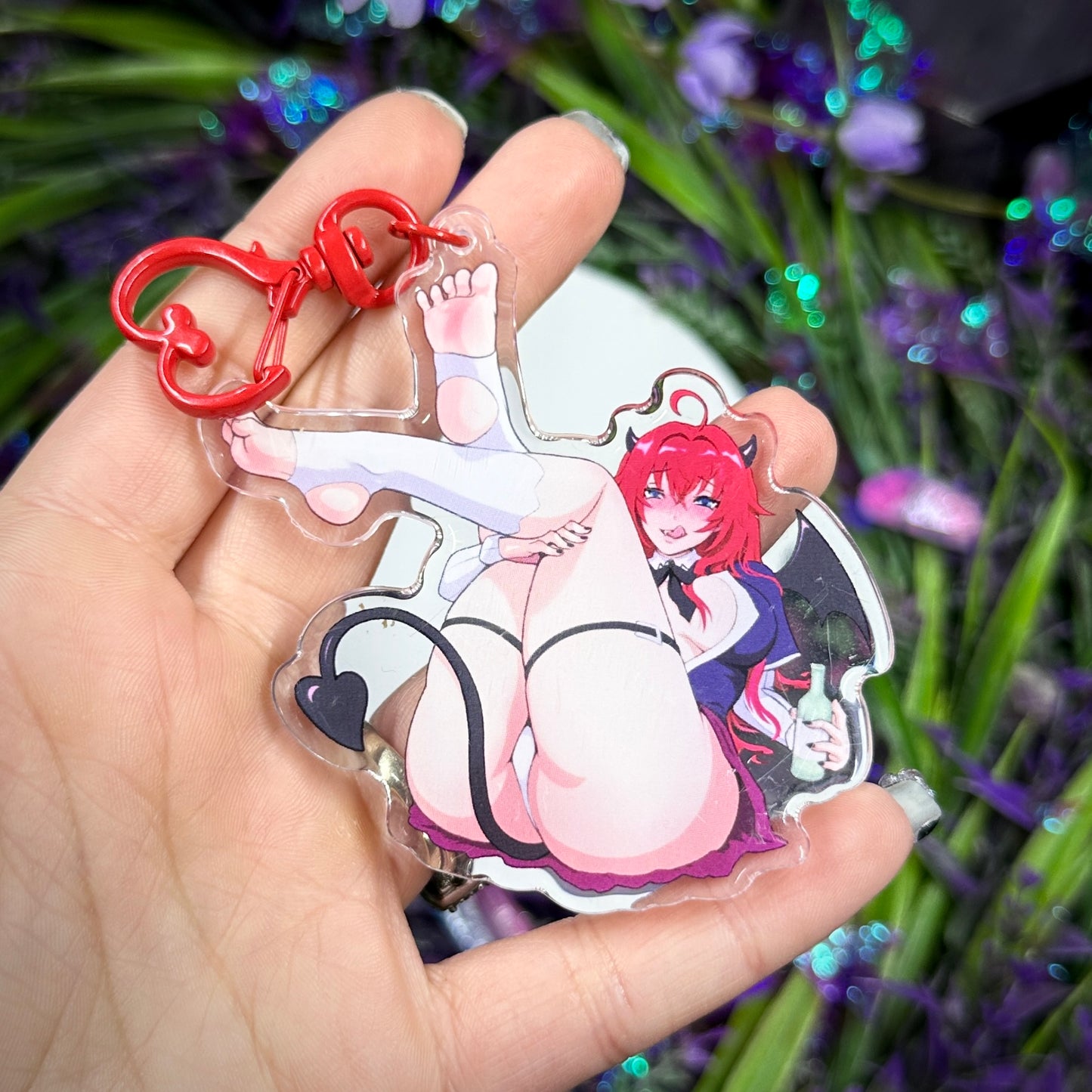 Drunk Demon Acrylic Charm