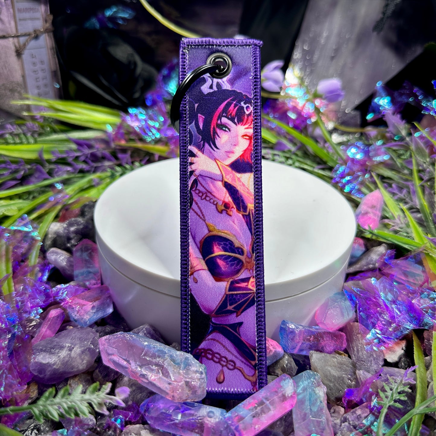 Captivating Cleric Fabric Keychain