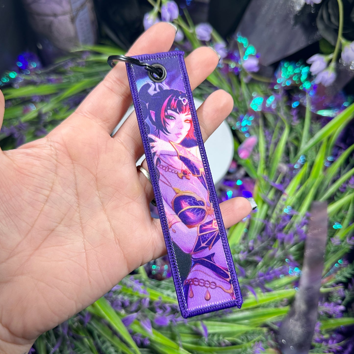 Captivating Cleric Fabric Keychain