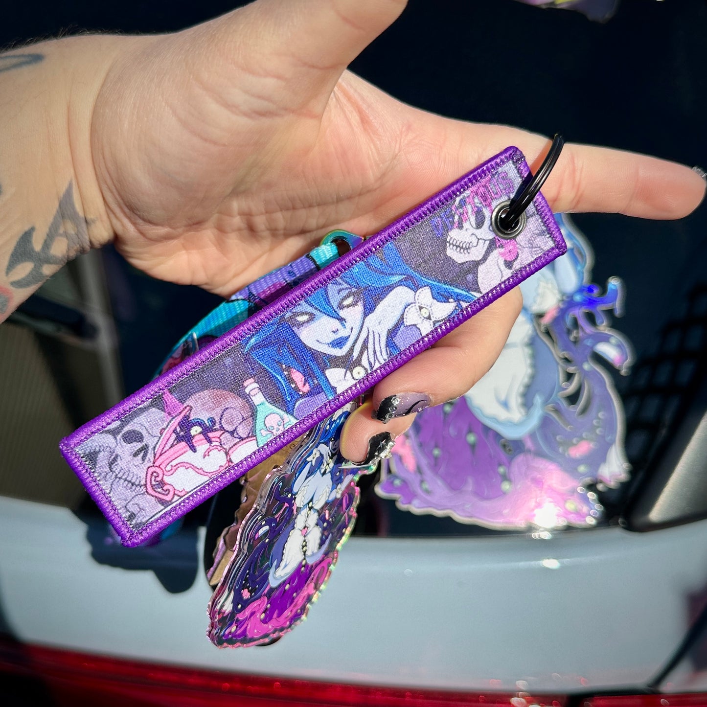 Tentacle Tease Fabric Keychain