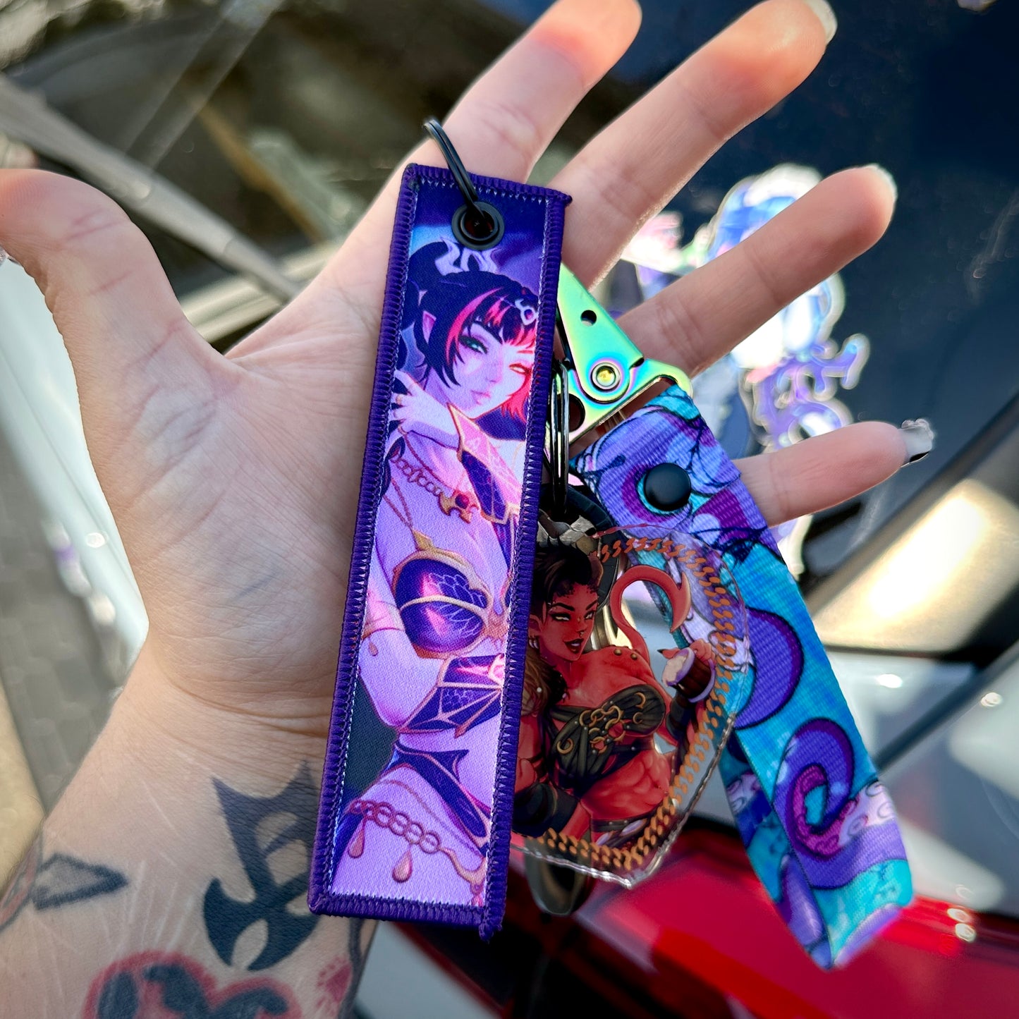 Captivating Cleric Fabric Keychain