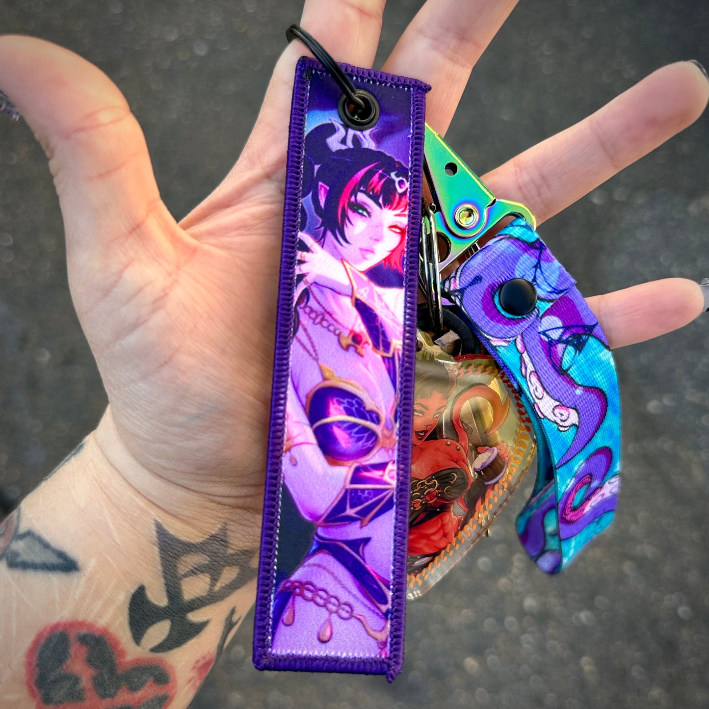 Captivating Cleric Fabric Keychain