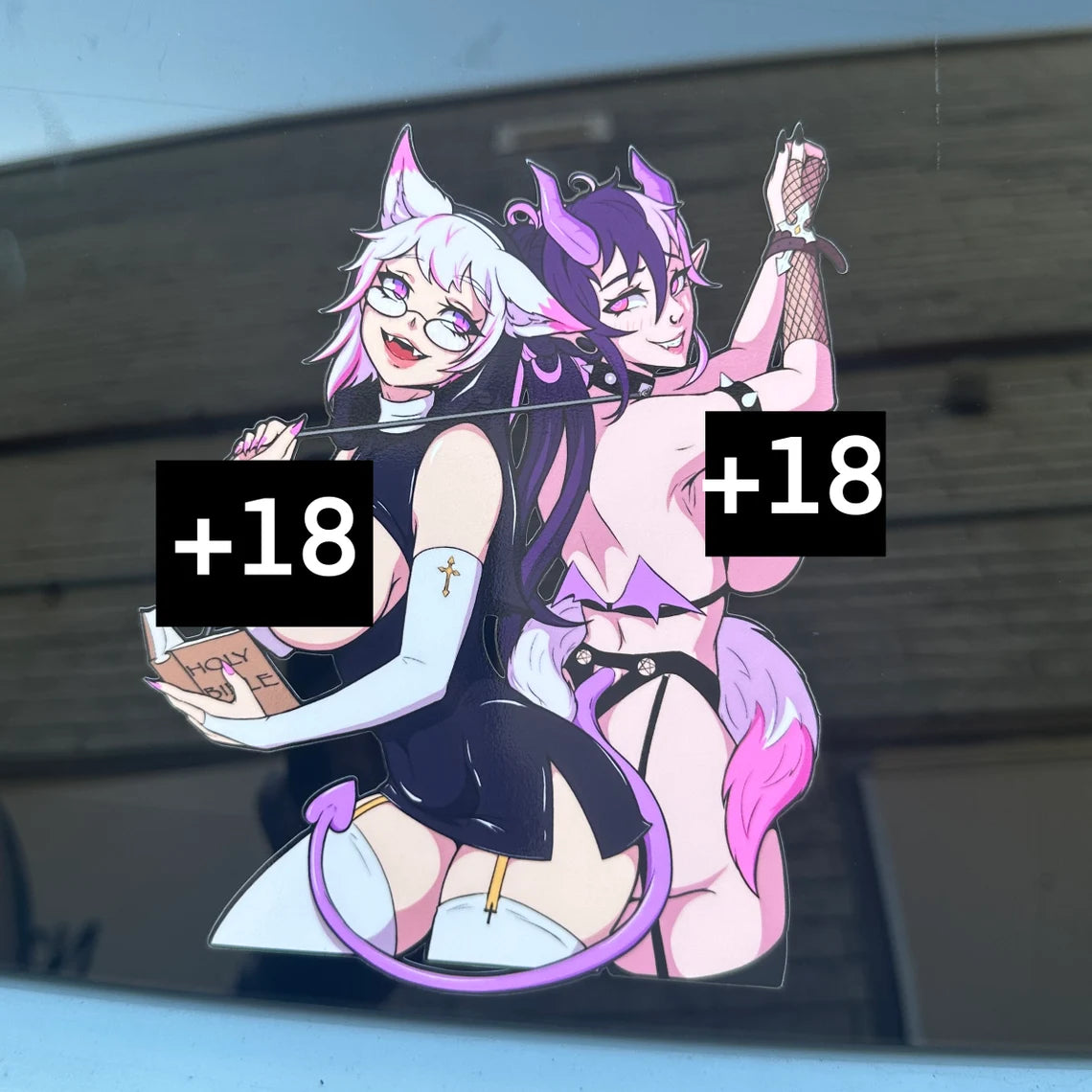 Lori & DV 6.5’’ Car Sticker NSFW