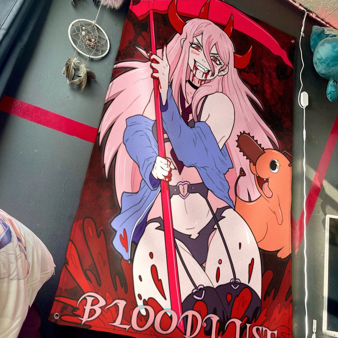 Violent Vixen Wall Flag