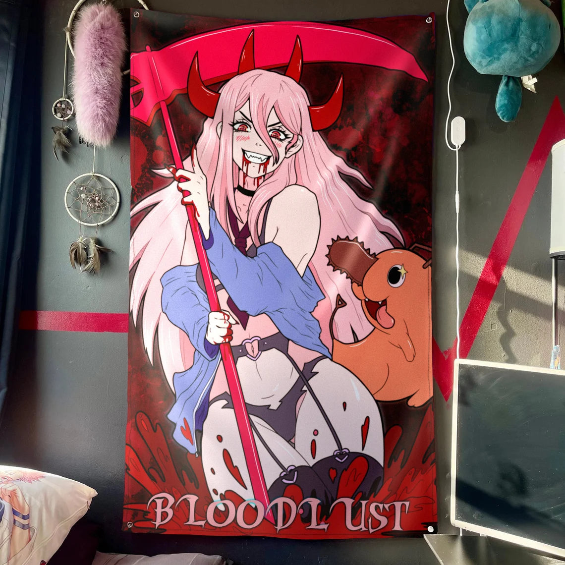 Violent Vixen Wall Flag