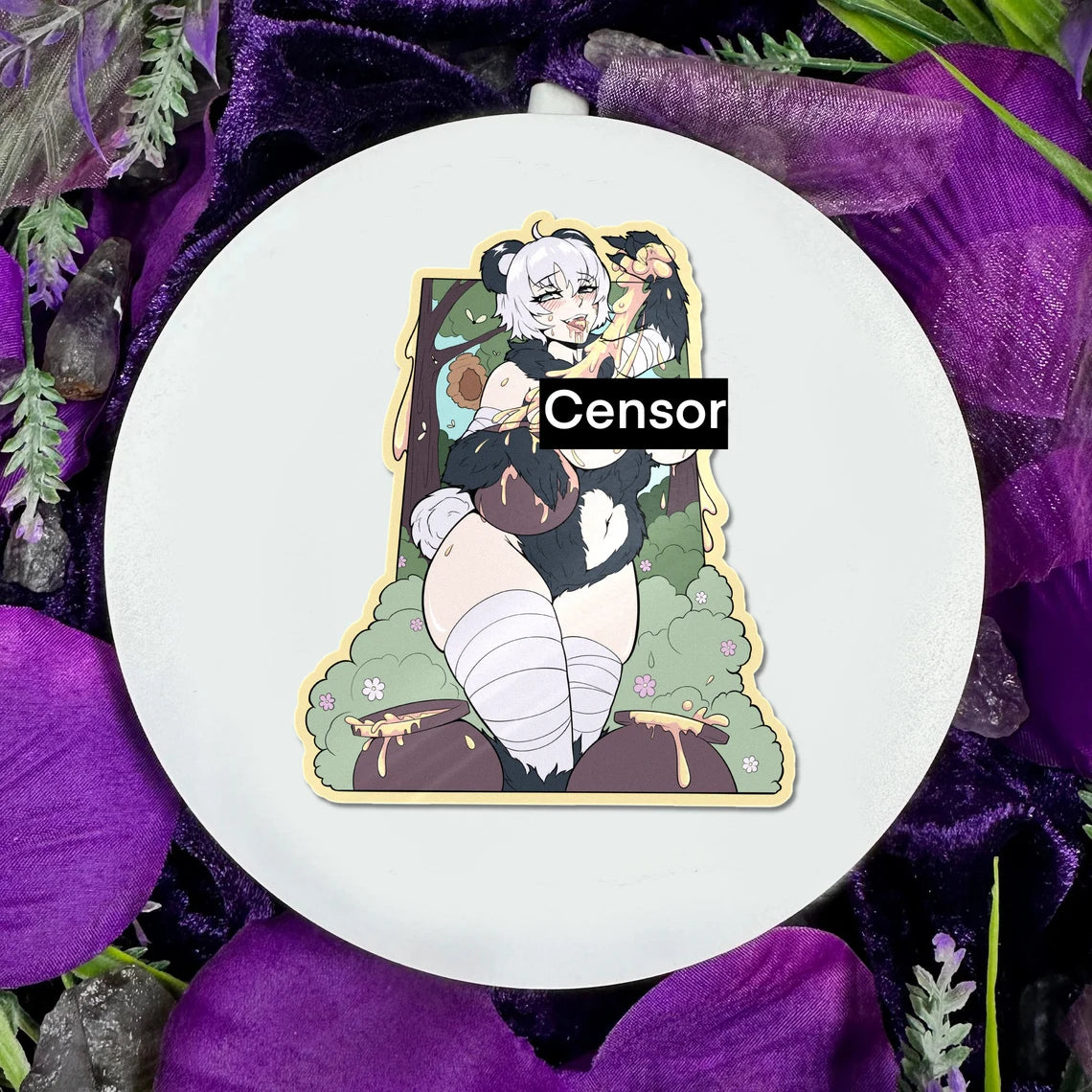 Bear Nekkid Sticker NSFW