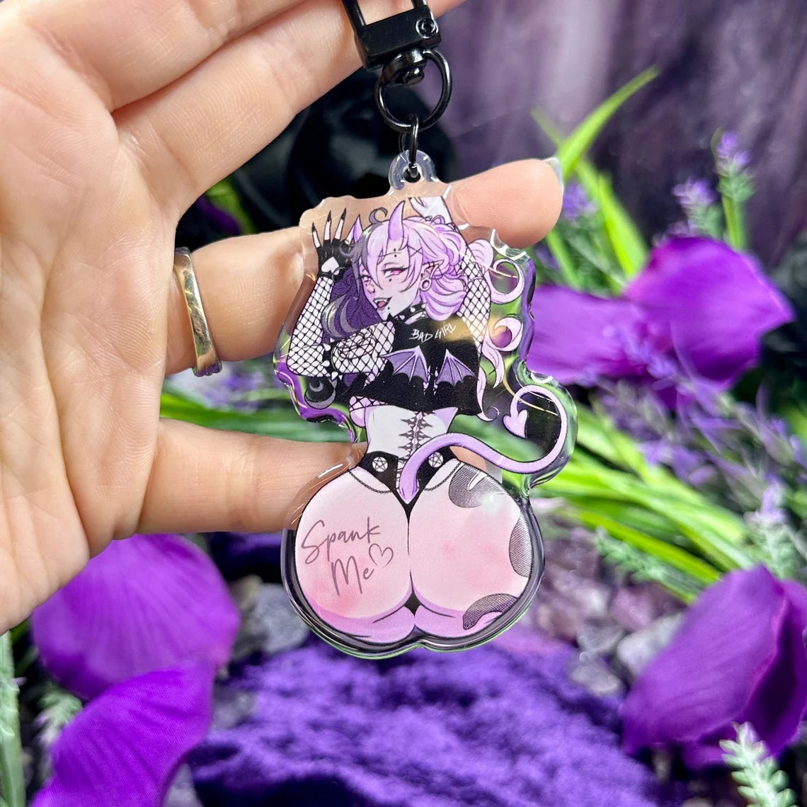 Spank Me Acrylic Charm