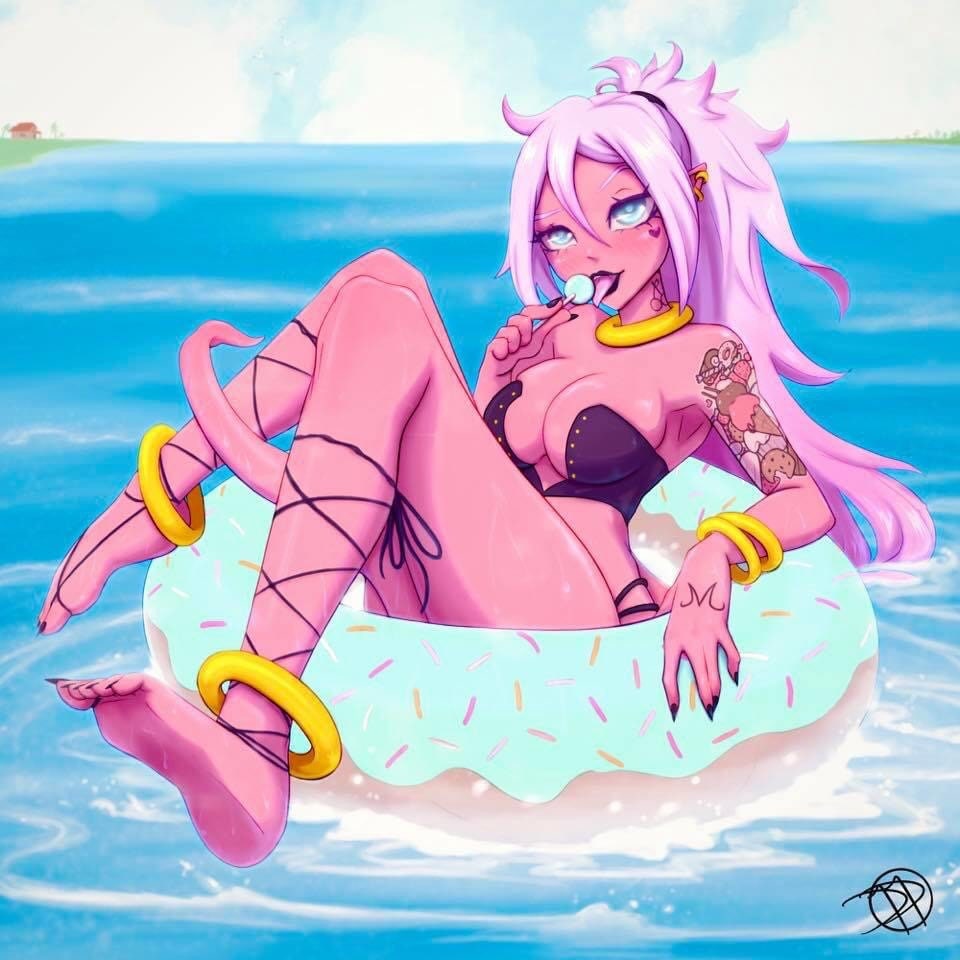 Pink Beach Babe Print