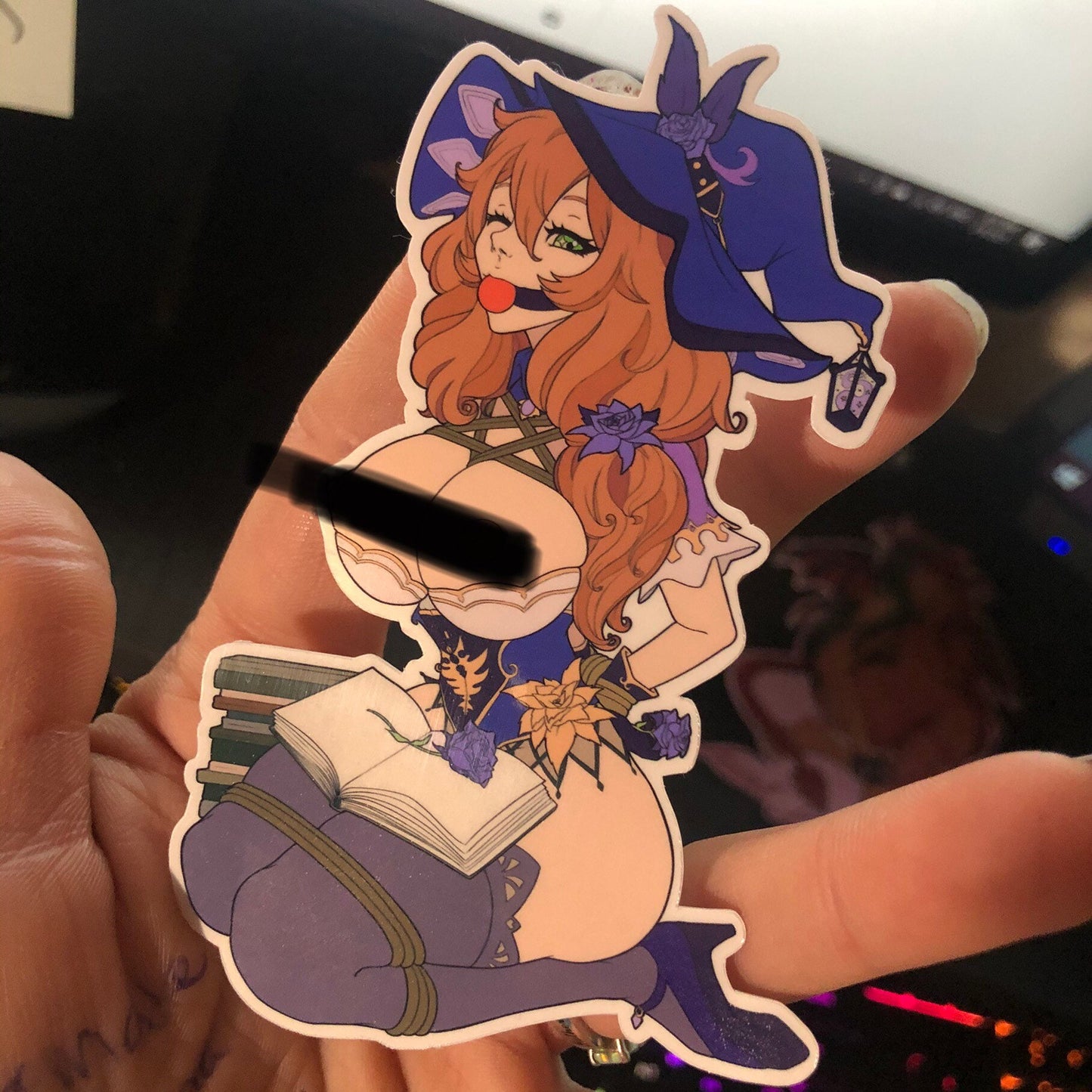 NSFW Lustful Librarian Sticker