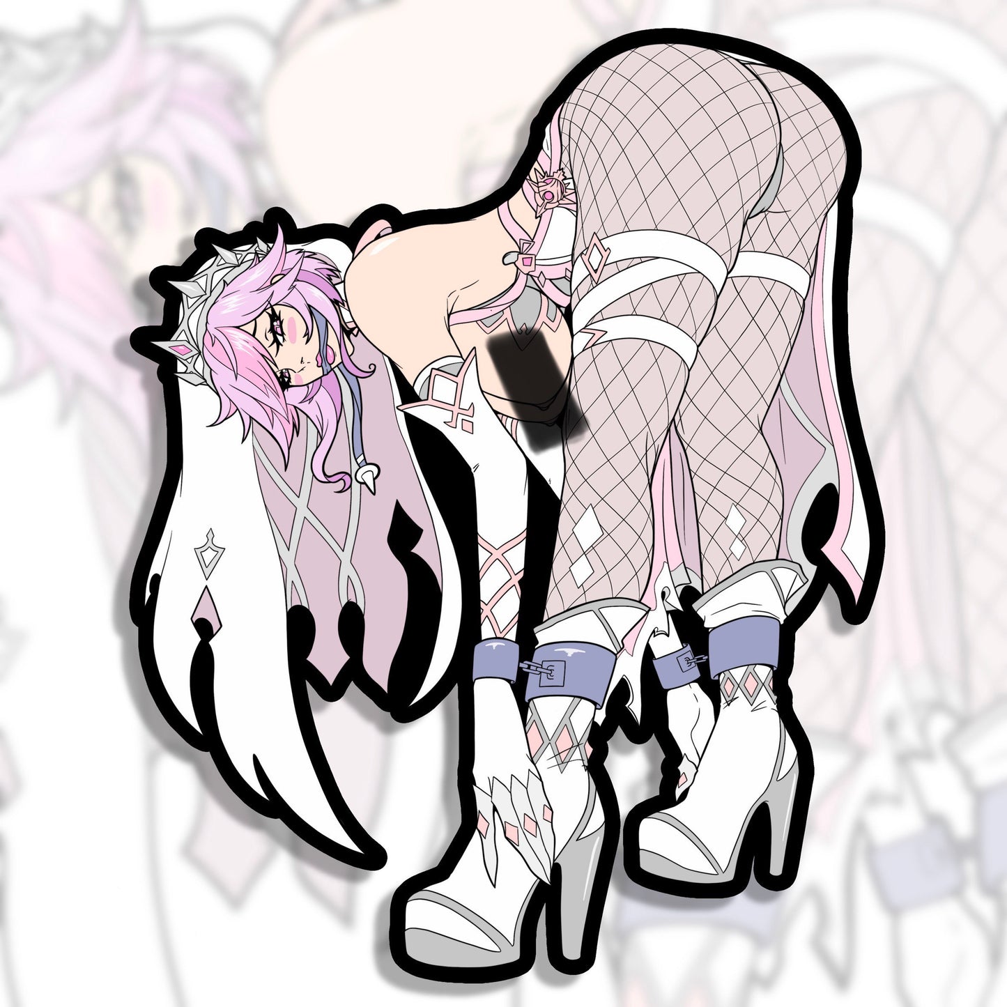 NSFW Kinky Cryo Bride Sticker