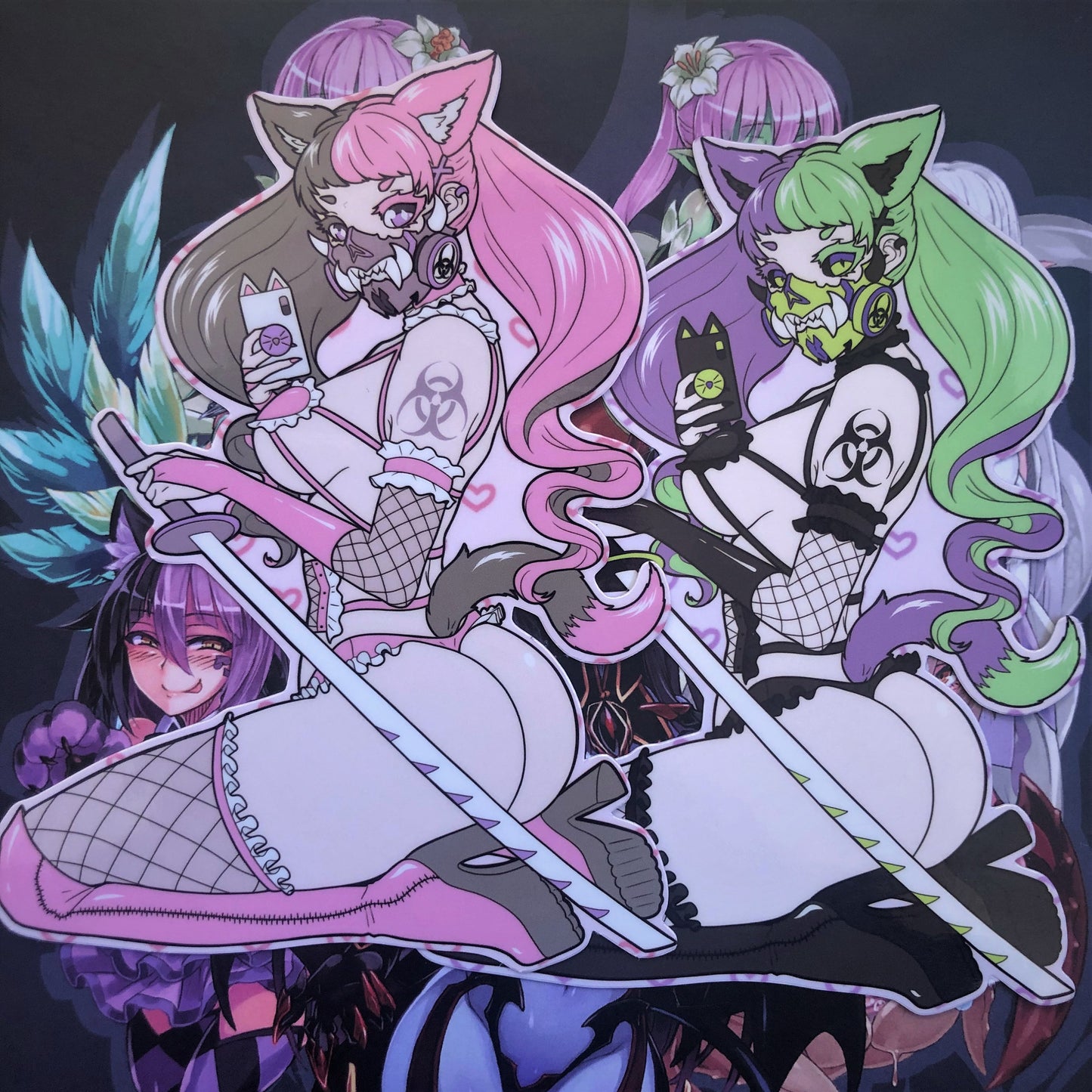 Kawaii Samurai Sticker
