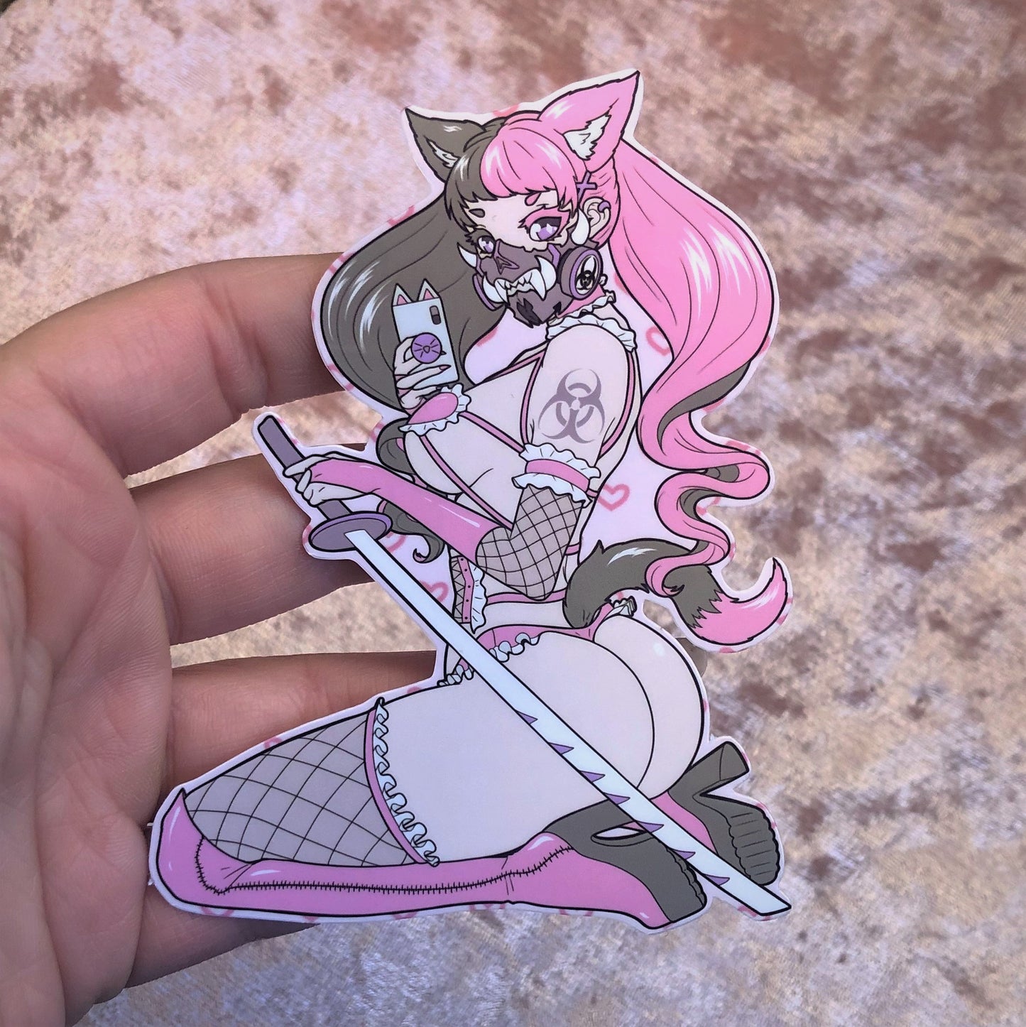 Kawaii Samurai Sticker