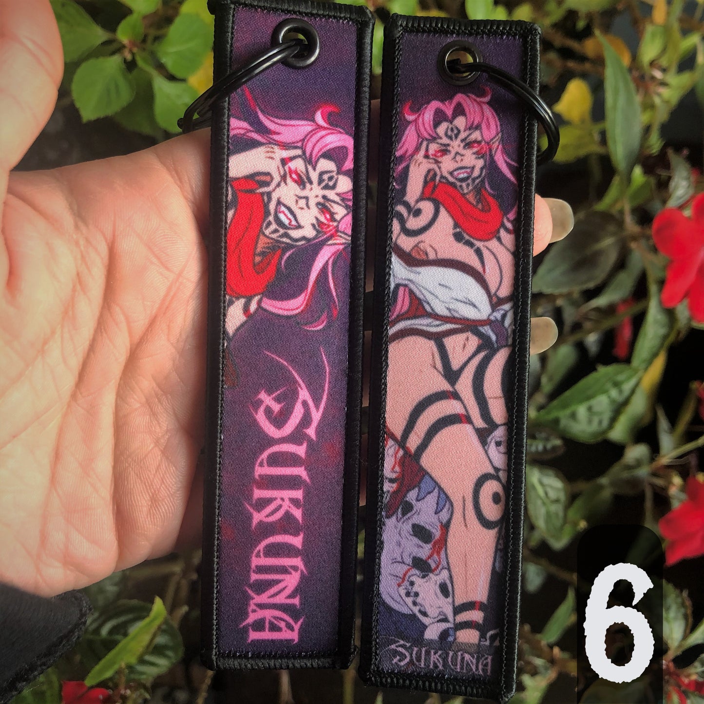 Queen Curse Fabric Keychain