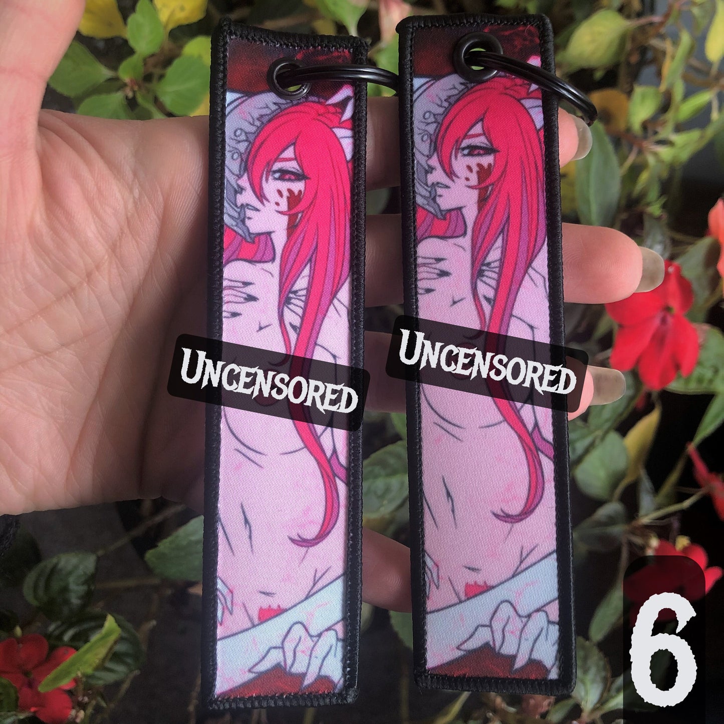 Break Out Beauty Fabric Keychain (NSFW)