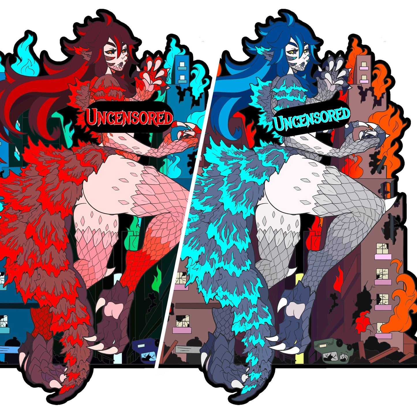 NSFW Queen Kaiju Sticker