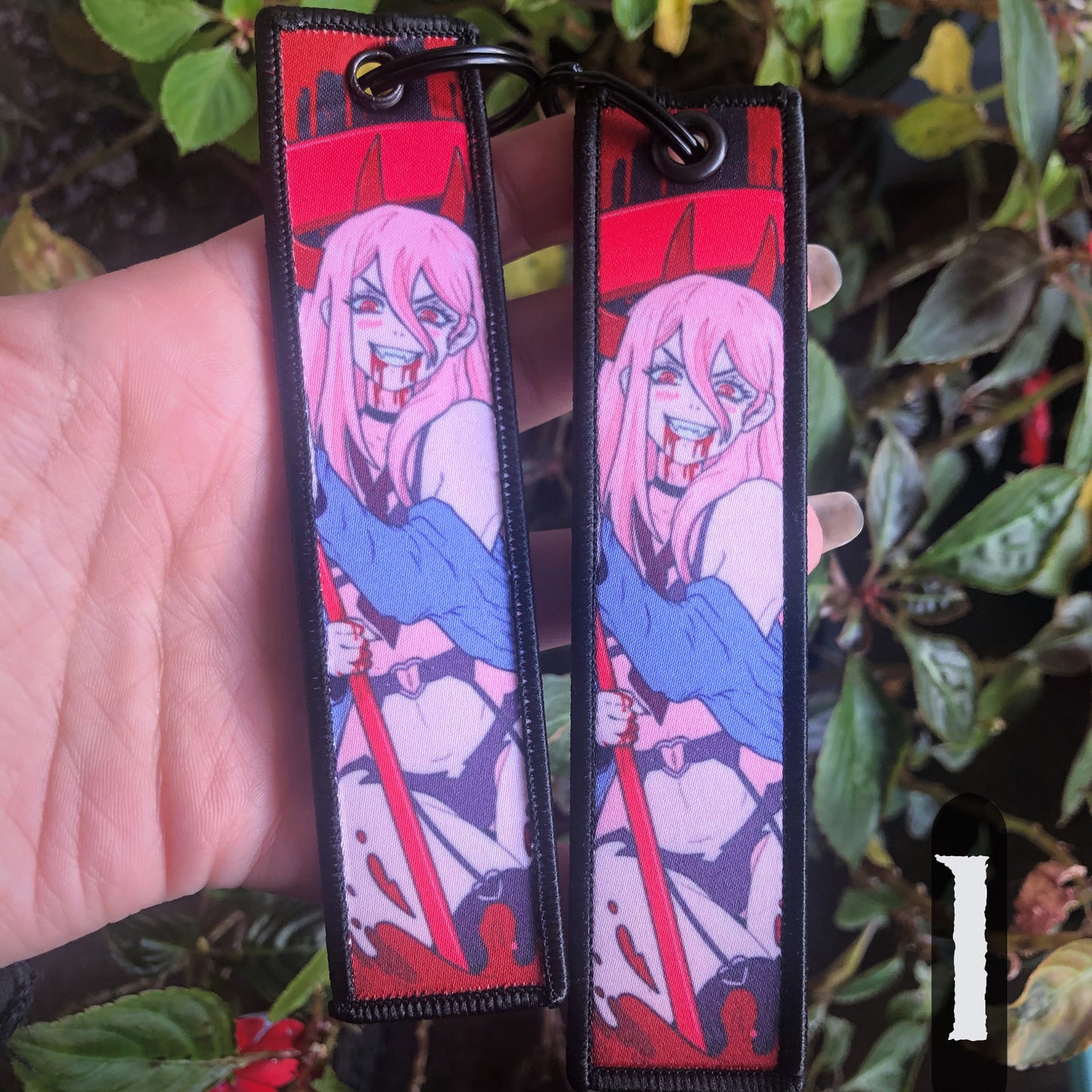 Devil Waifu Fabric Keychains