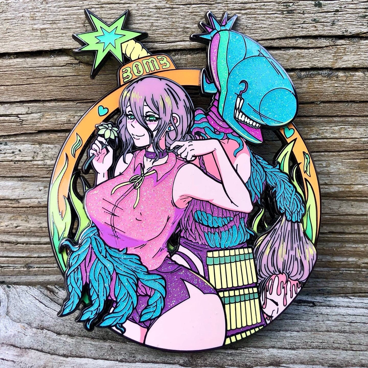 Blushing Bombshell Pin on Pin