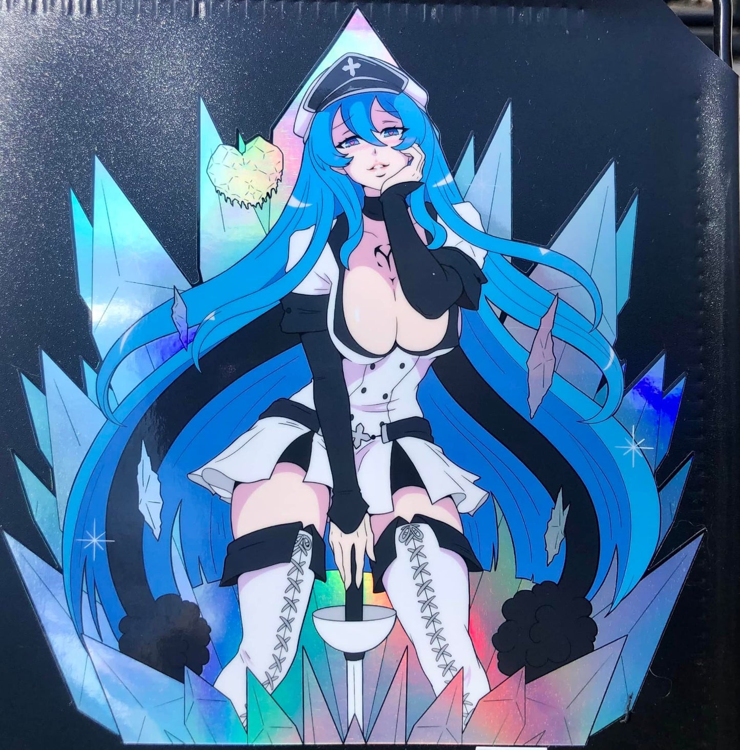 Cold Cutie 6.5’’ Car Sticker Holographic
