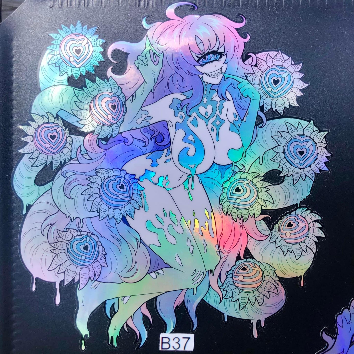 Gore-gous Gaze 6.5’’ Car Sticker Holographic