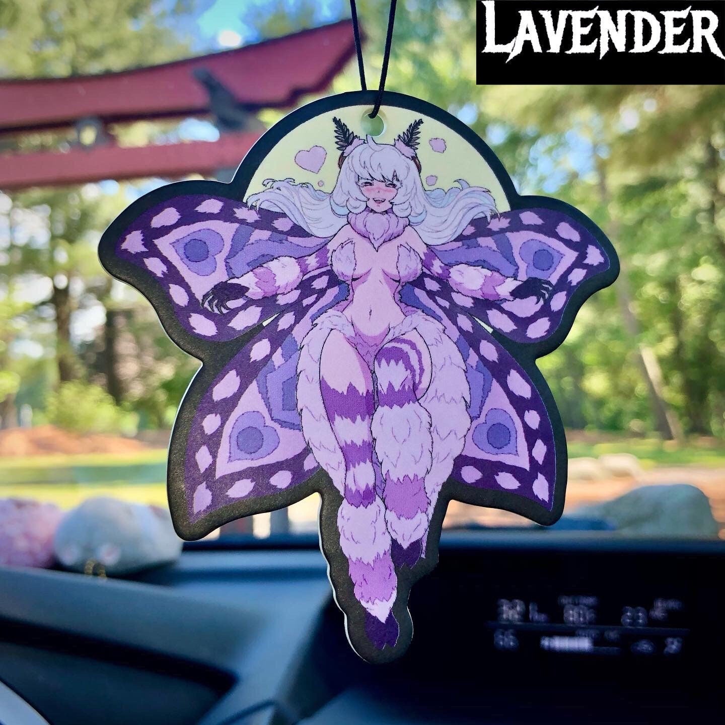 Lunar Lavender Anime Air Freshener