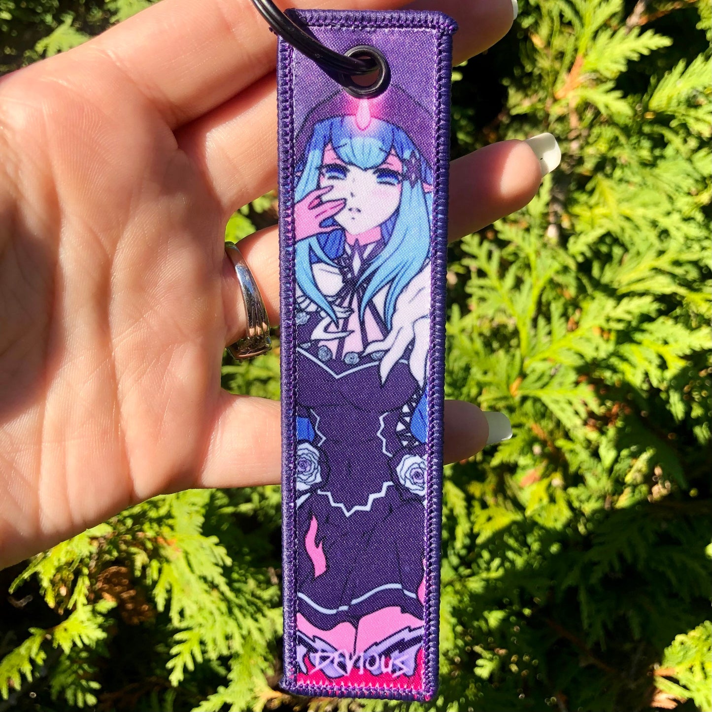 Envy Witch Fabric Keychain