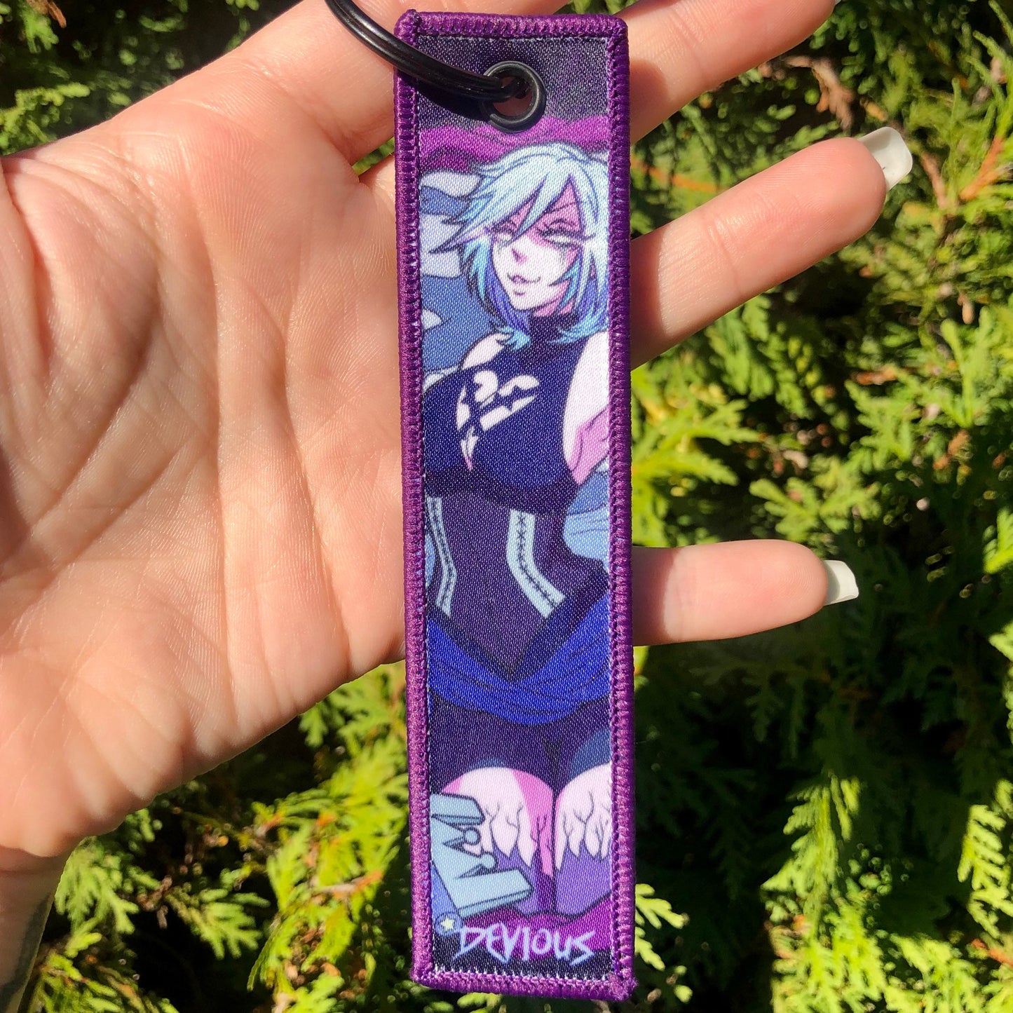 Dreamy Darkness Fabric Keychain