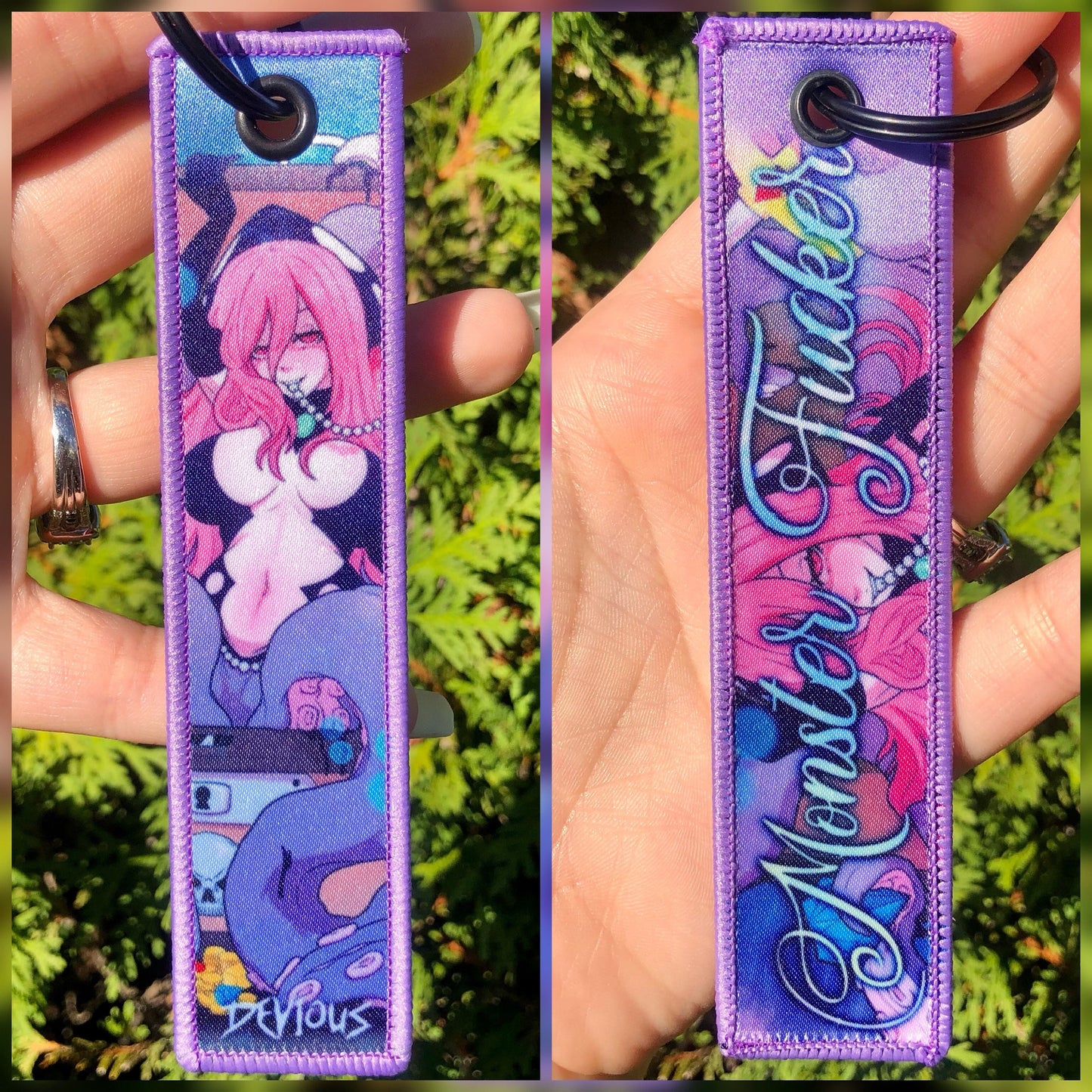 Monster Fcker Fabric Keychain