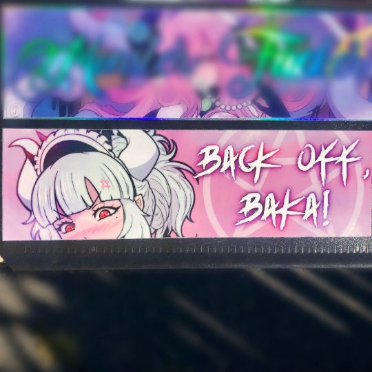 Back Off Baka Bumper Sticker