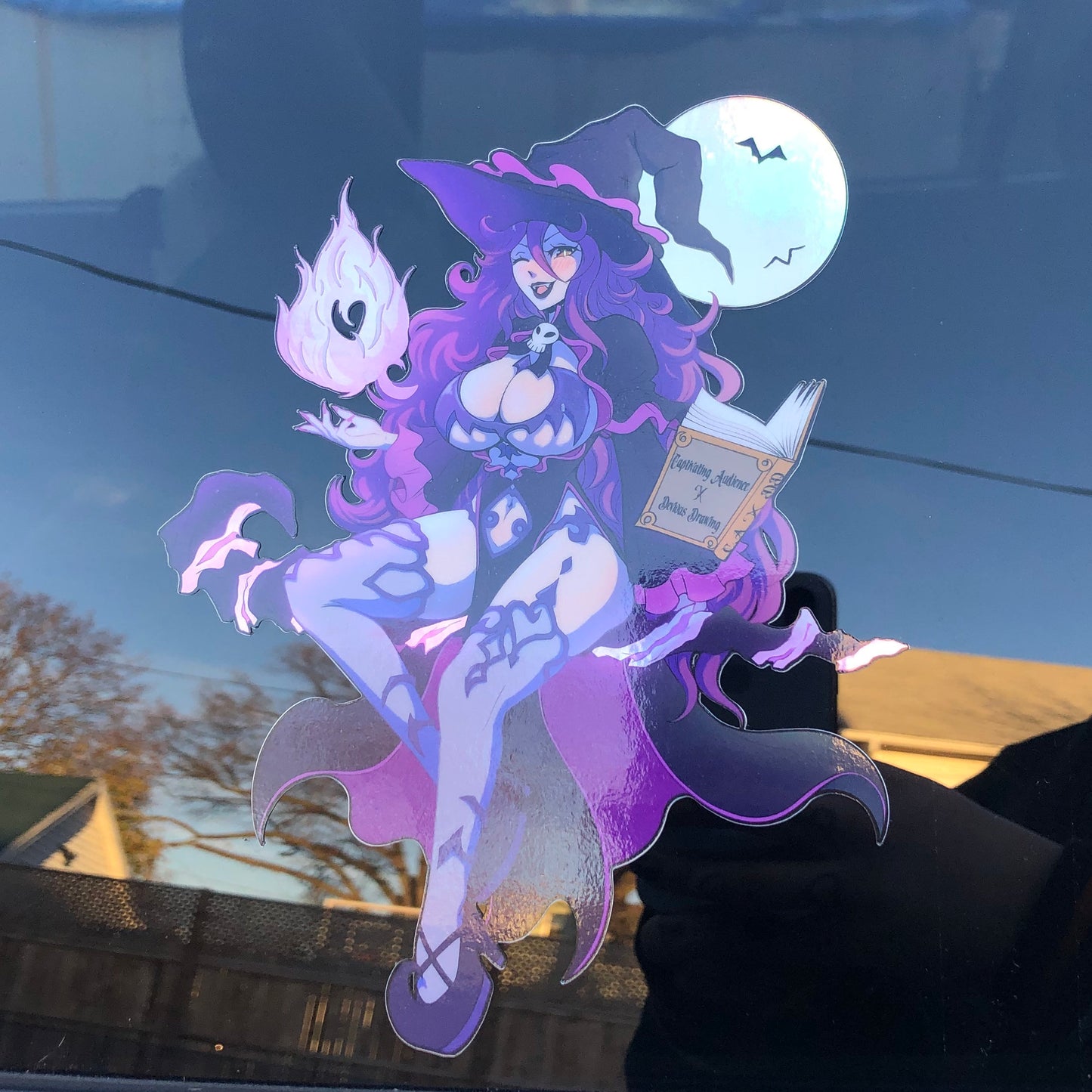 Dark mage 6.5'' Car Sticker Holographic