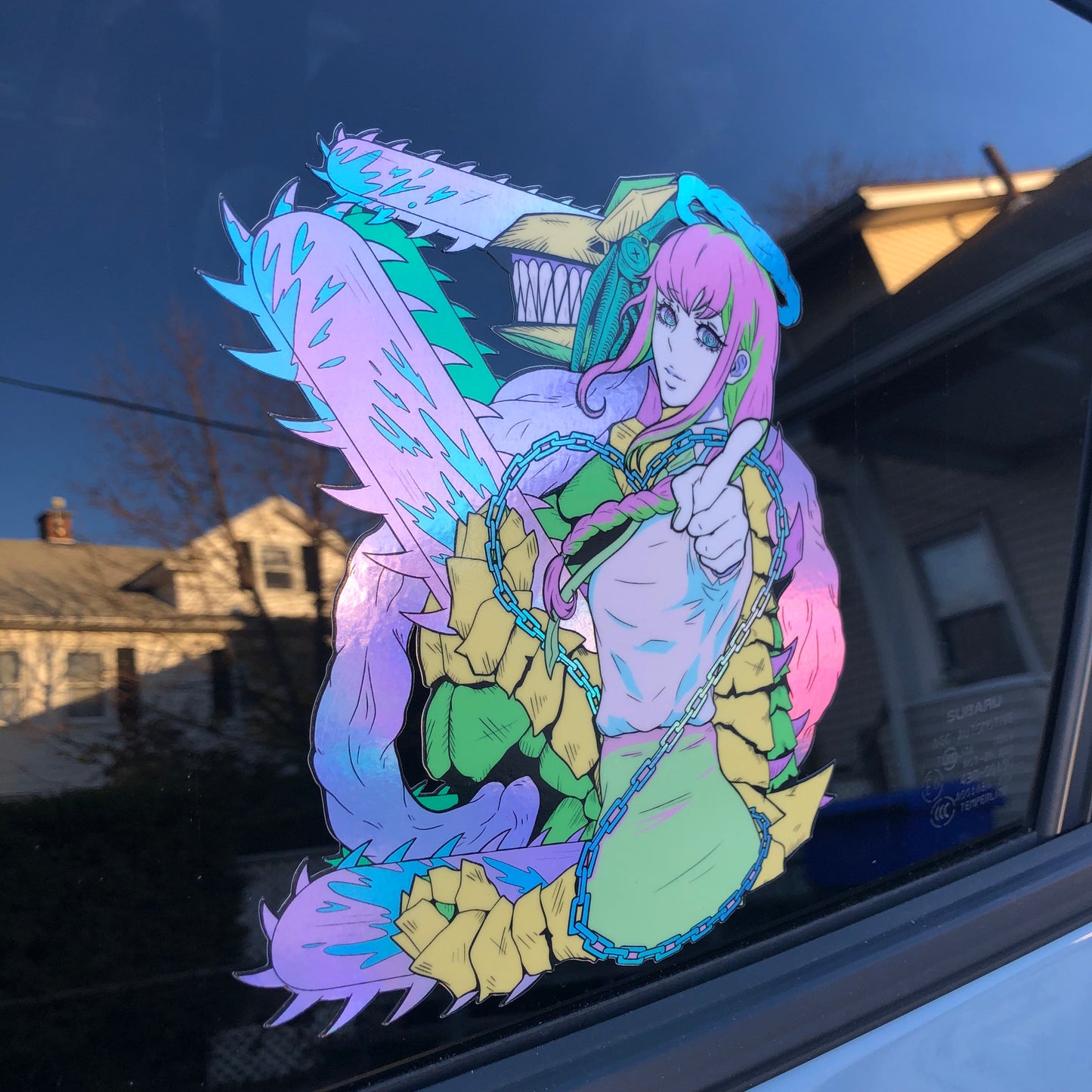 Devils Desire 6.5'' Car Sticker Holographic