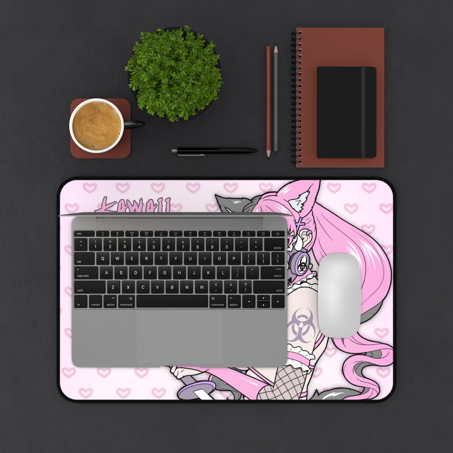 Kawai Til I Die XL Desk Mat